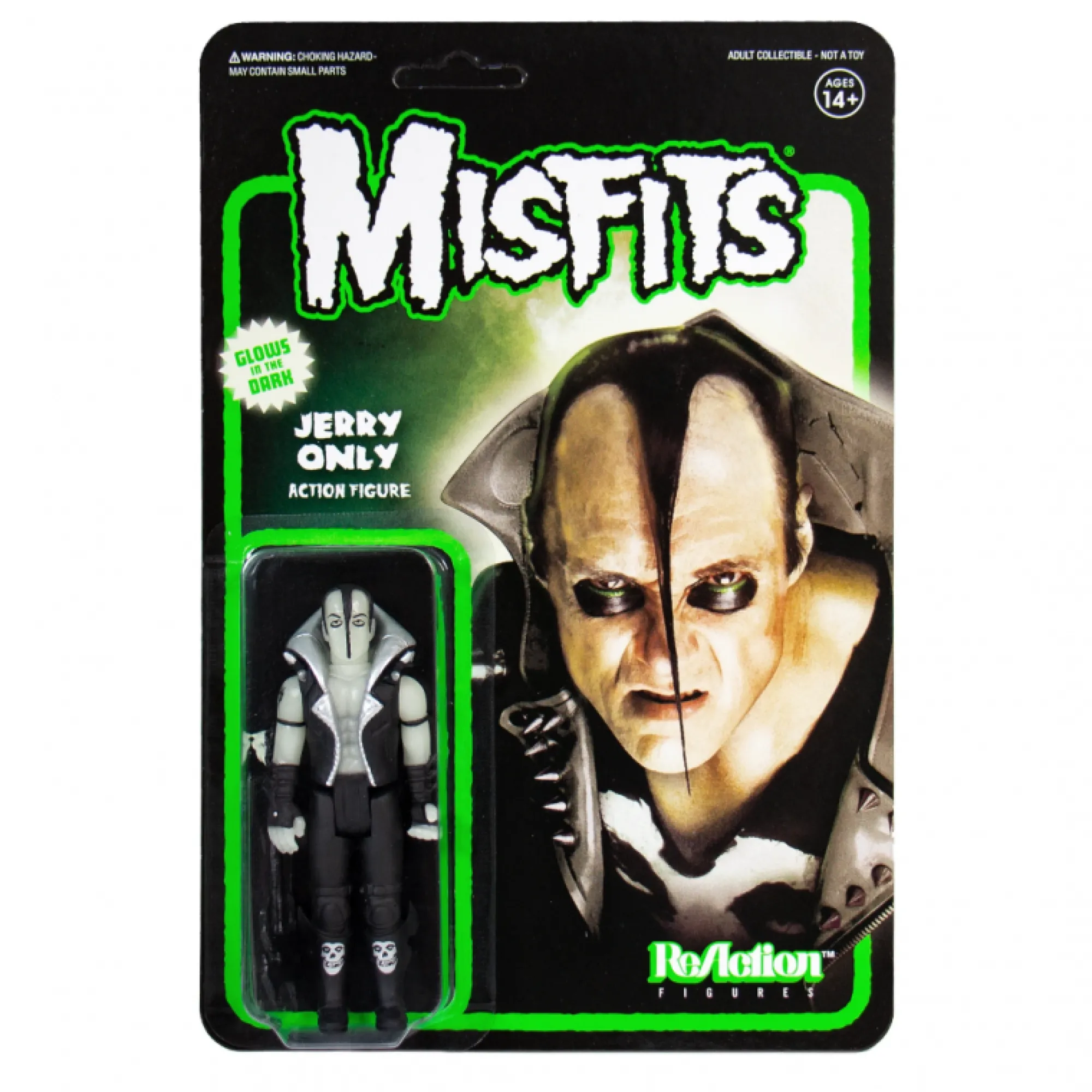 Super7 Reaction | Music<Misfits ReAction Action Figure - Jerry Only GITD