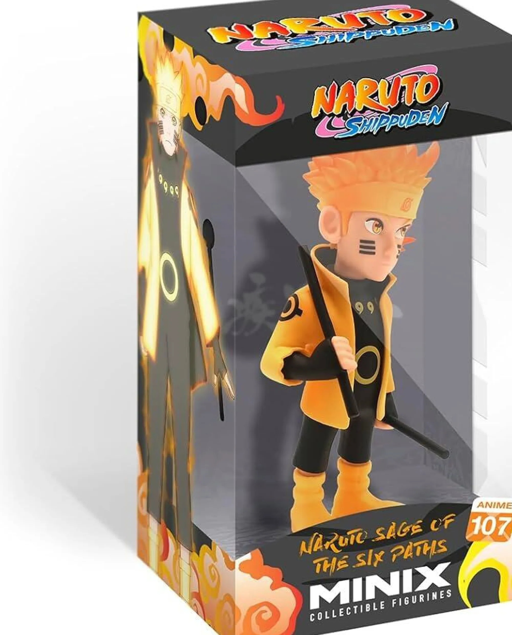 Minix Collectible Figurines Minix Collectible Figurines | Anime<Naruto Minix 5 Inch Collectible Figurine - Fire Naruto