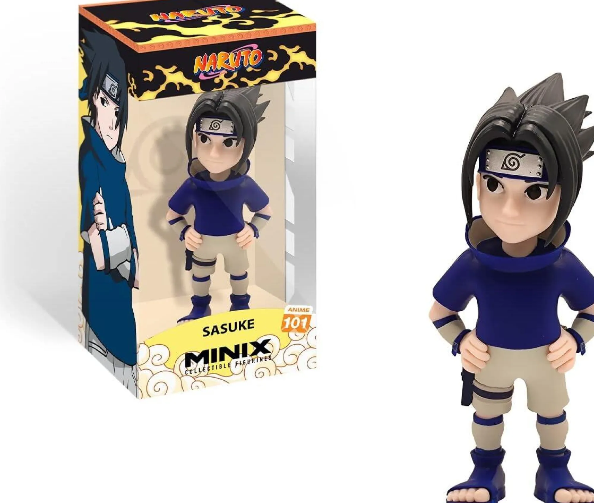 Minix Collectible Figurines Minix Collectible Figurines | Anime<Naruto Minix 5 Inch Collectible Figurine - Sasuke Uchiha