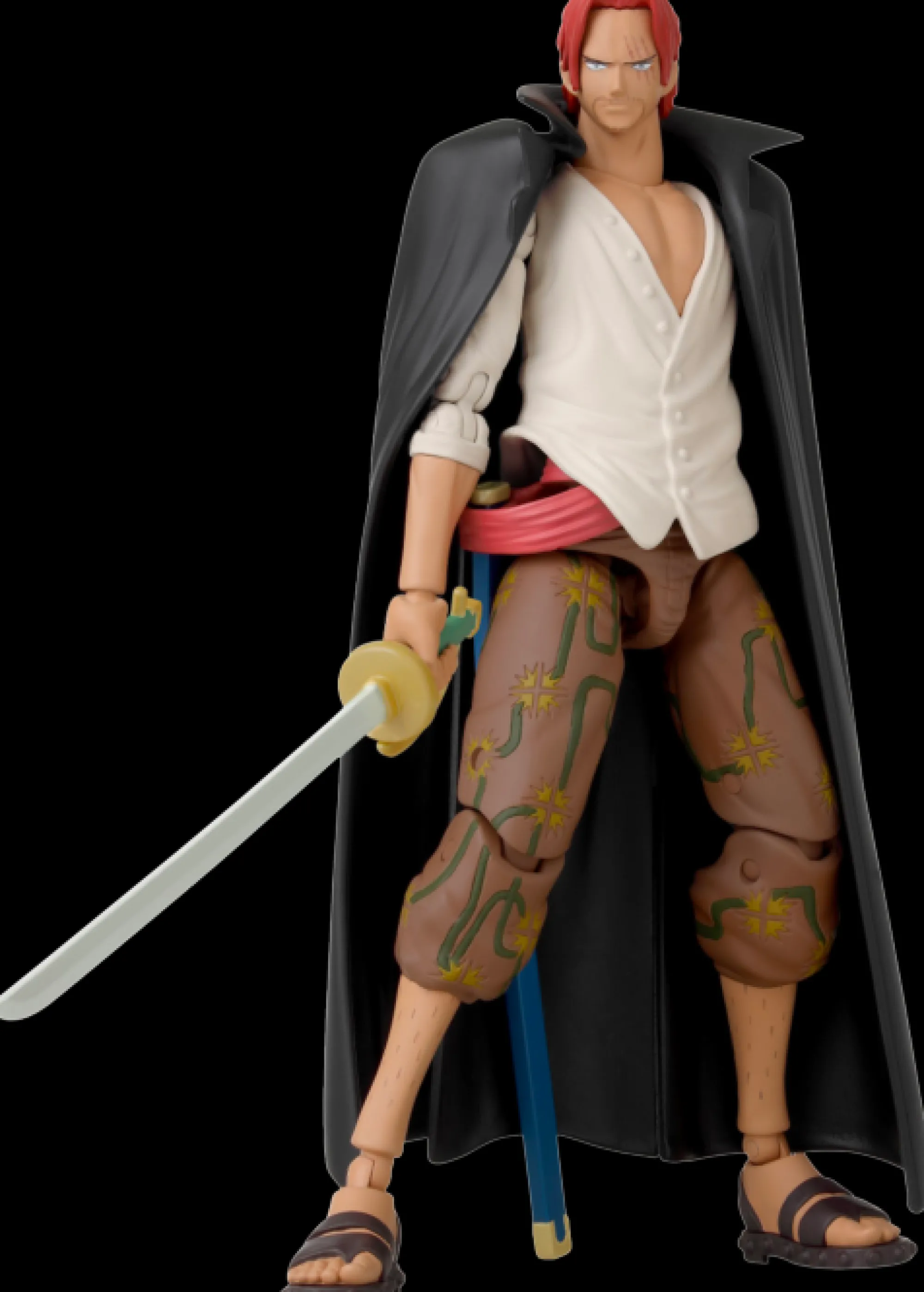 Bandai Namco Anime<One Piece Anime Heroes 6.5 Inch Scale Action Figure - Shanks