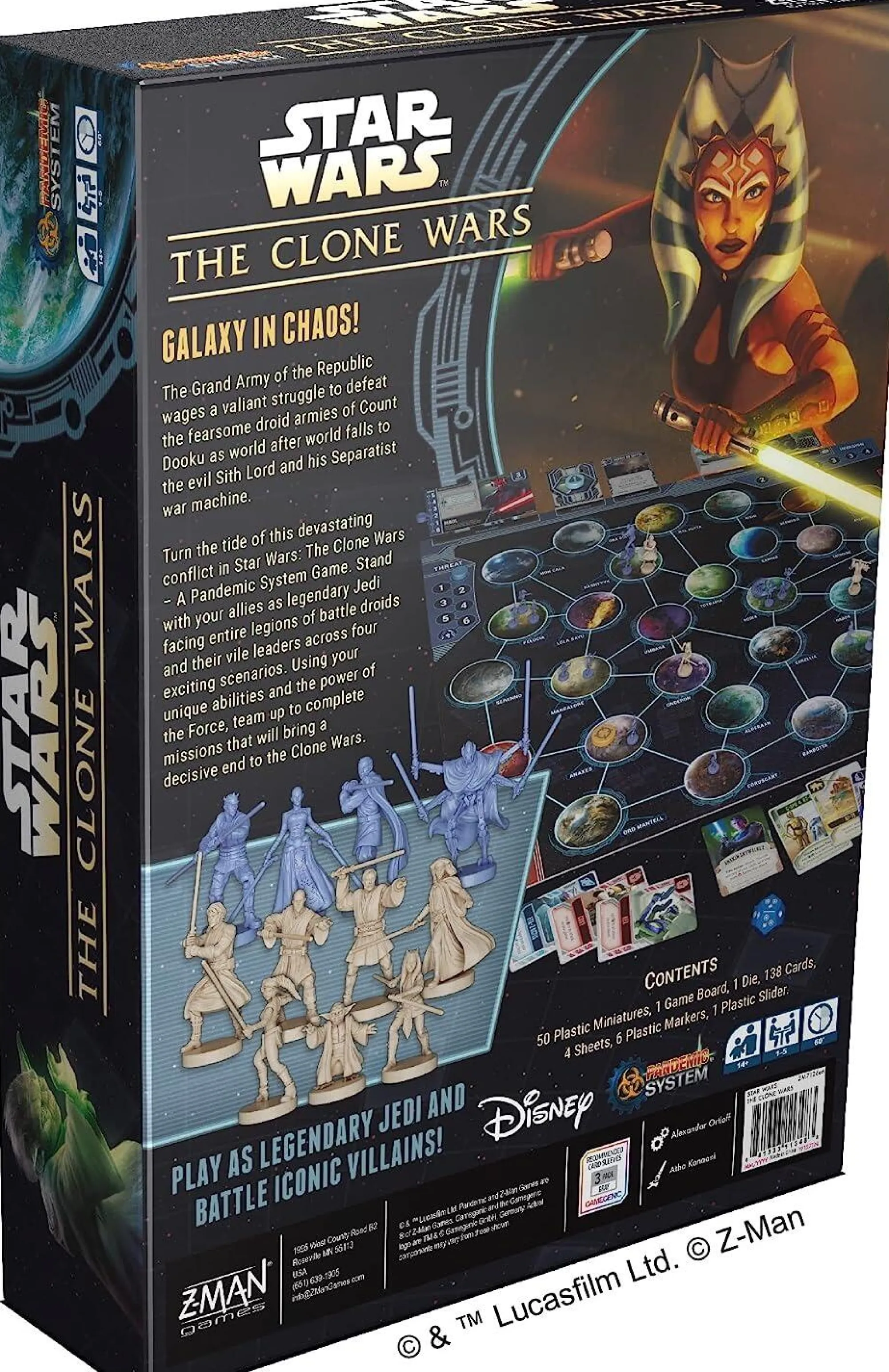 Z Man Games 4+ Player Games | 2-4 Player Games<Pandemic: Star Wars: The Clone Wars Board Game