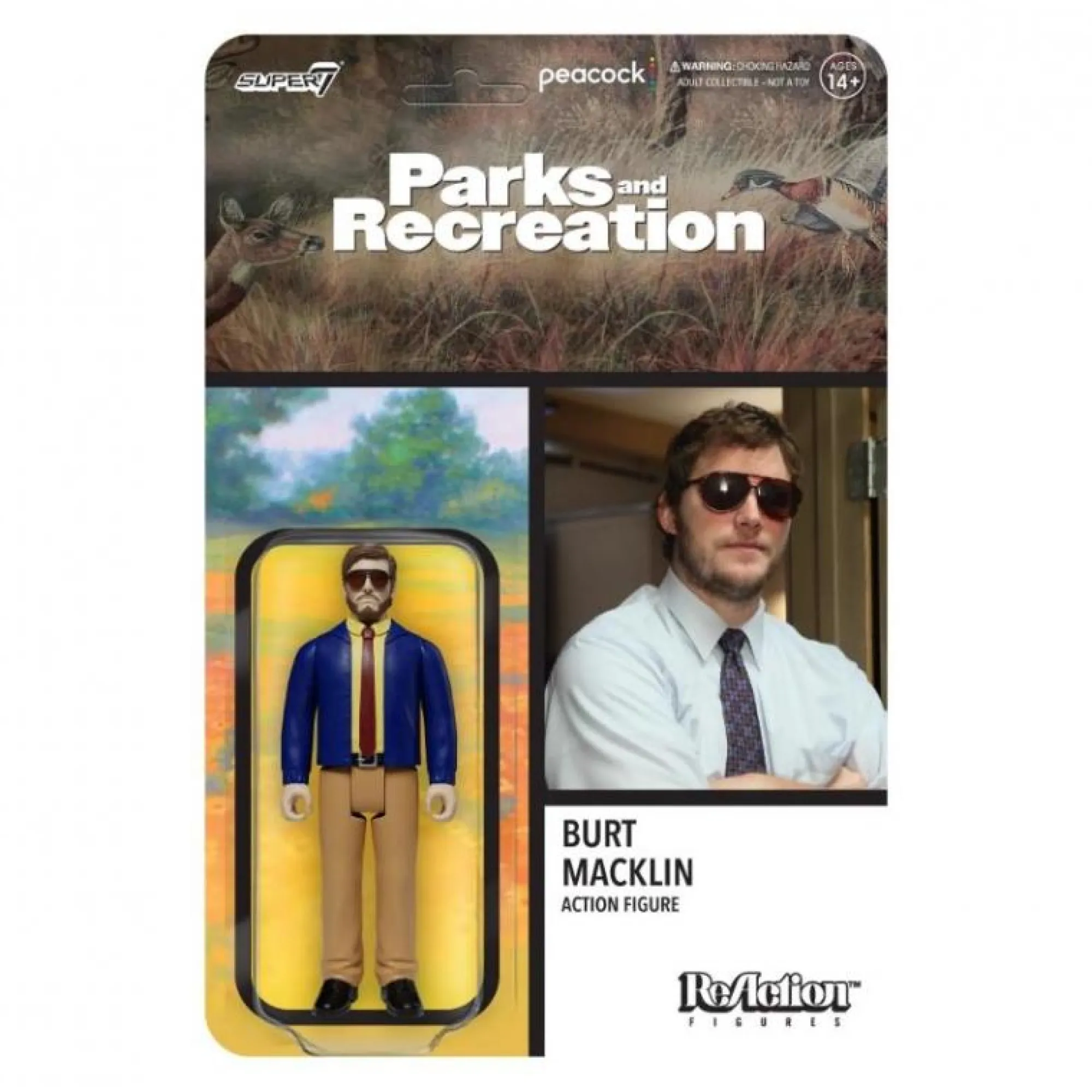 Super7 Reaction | Miscellaneous<Parks and Recreation ReAction Figure - Andy Dwyer (Burt Macklin)