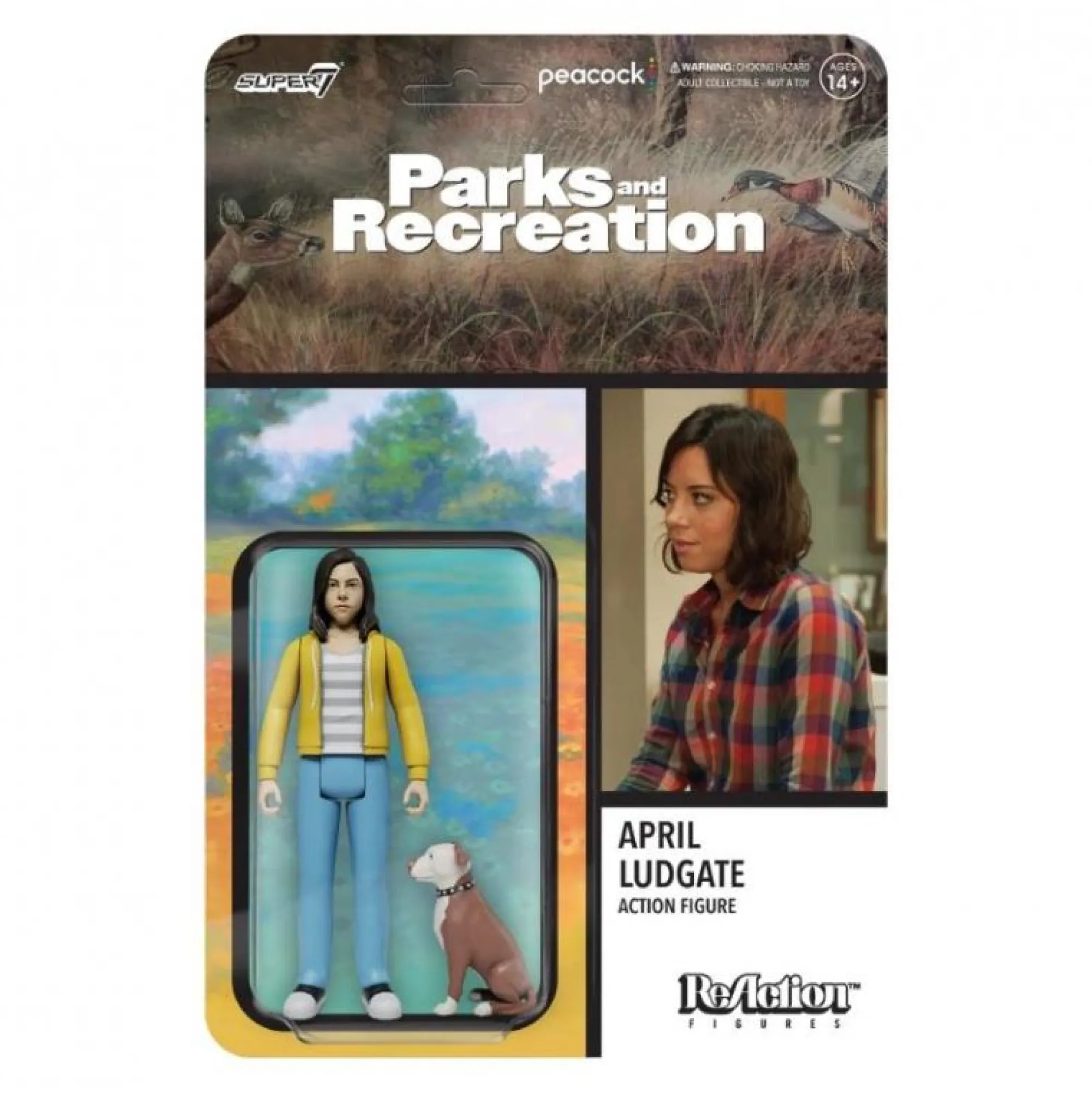 Super7 Reaction | Miscellaneous<Parks and Recreation ReAction Figure - April Ludgate