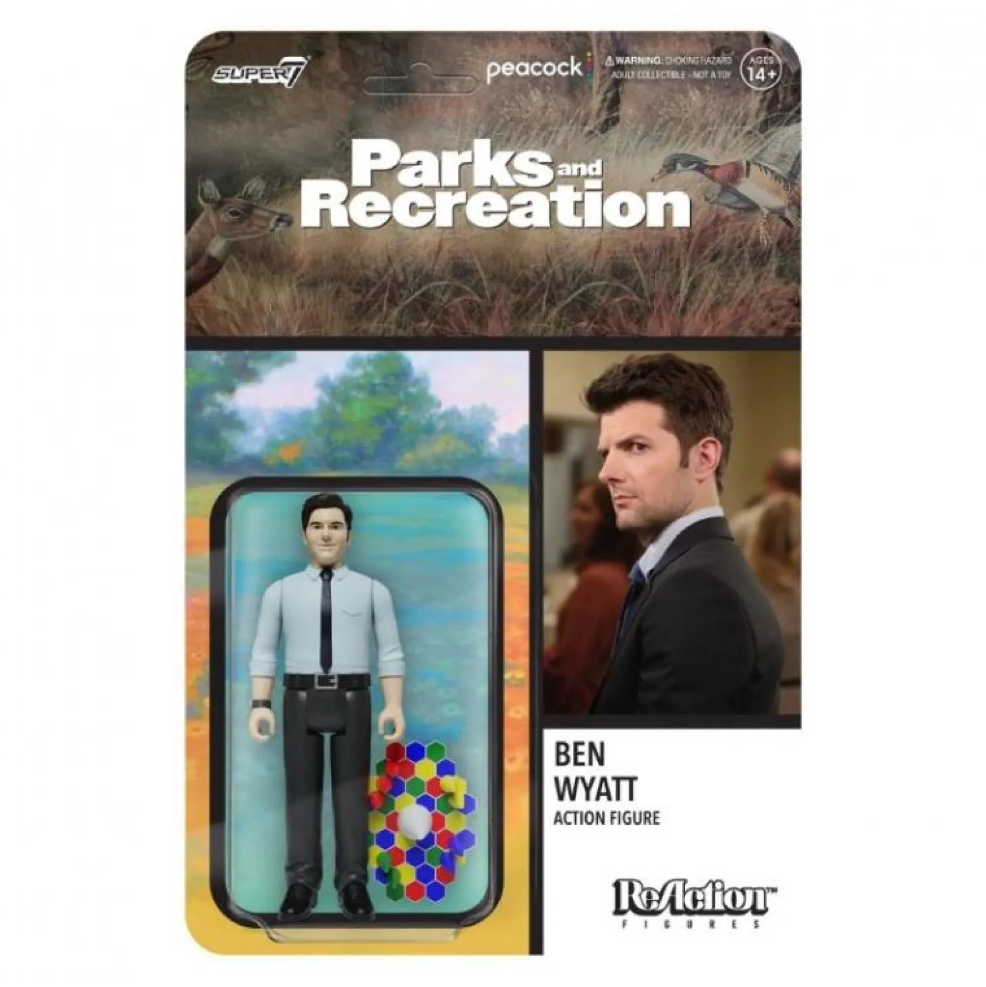 Super7 Reaction | Miscellaneous<Parks and Recreation ReAction Figure - Ben Wyatt