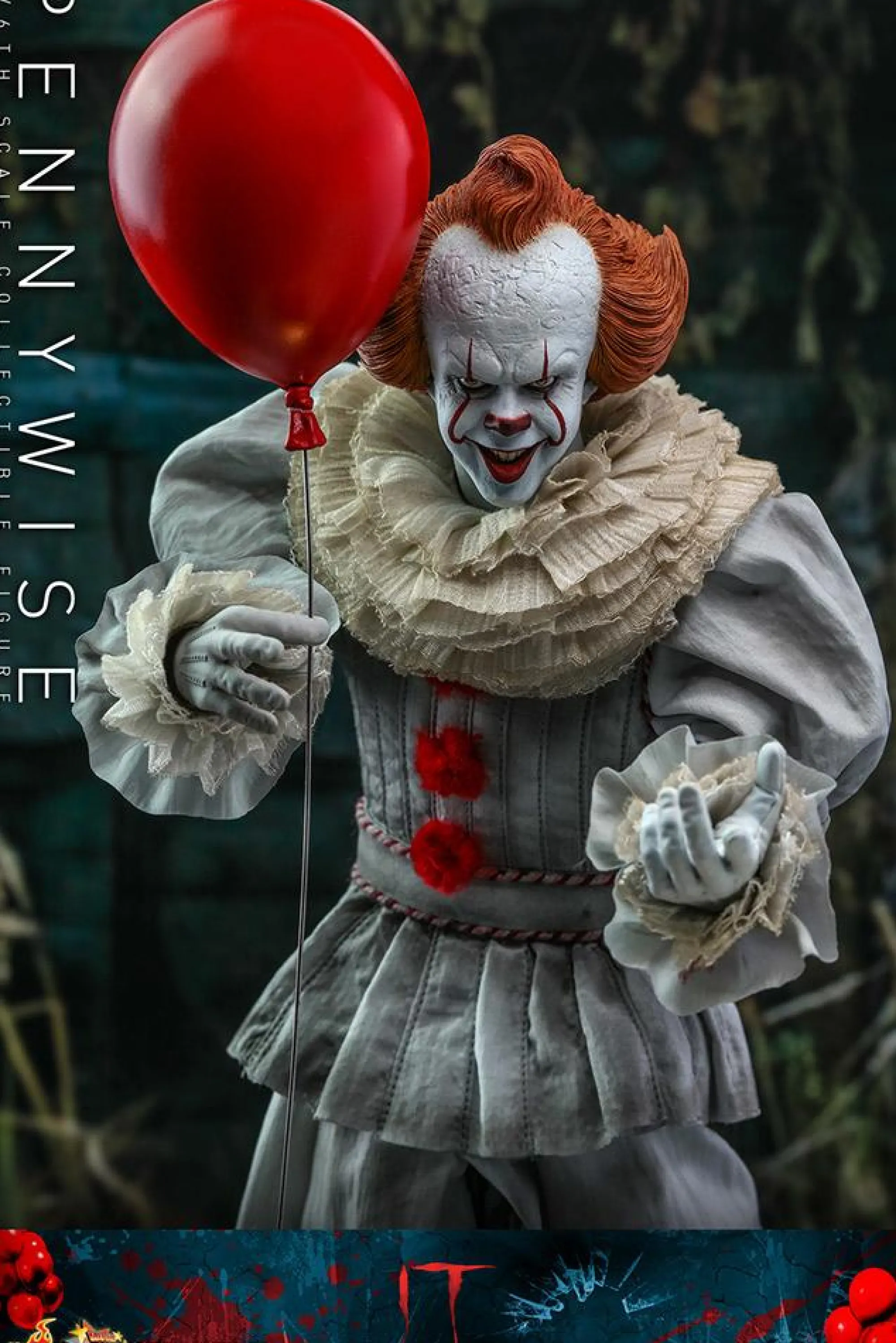 Hot Toys Horror<Pennywise - IT Chapter 2 Collectibles 1/6 Scale Action Figure