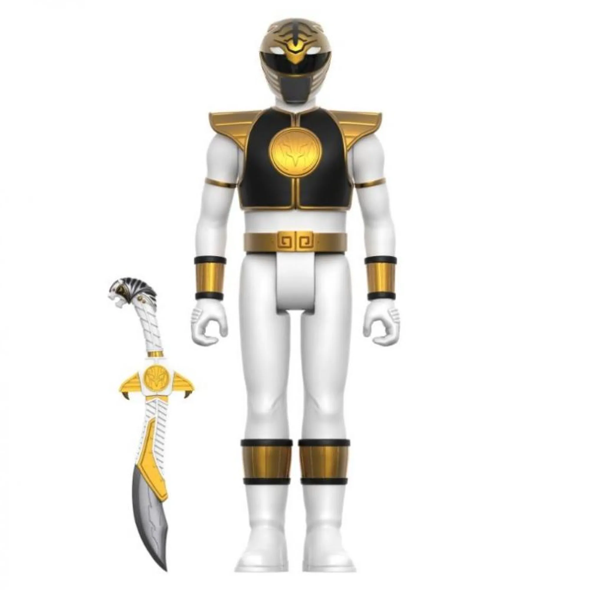 Super7 Reaction | Power Rangers<Power Rangers ReAction Action Figure Wave 4 - White Ranger