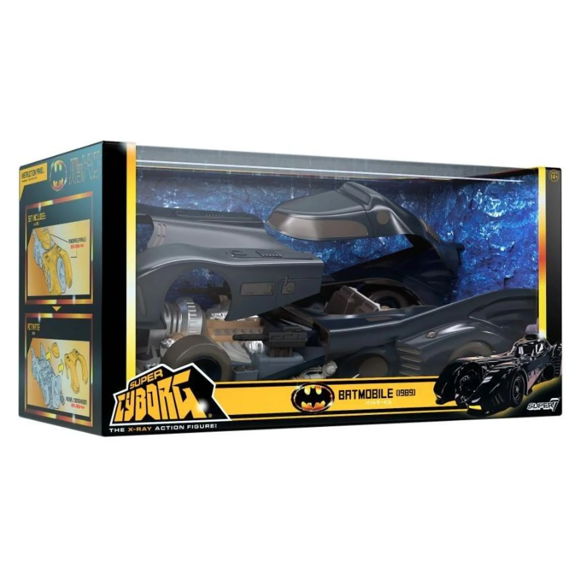 Super7 Reaction | Dc Other<*PRE-ORDER Batman (1989) Super Cyborg Vehicle - Batmobile