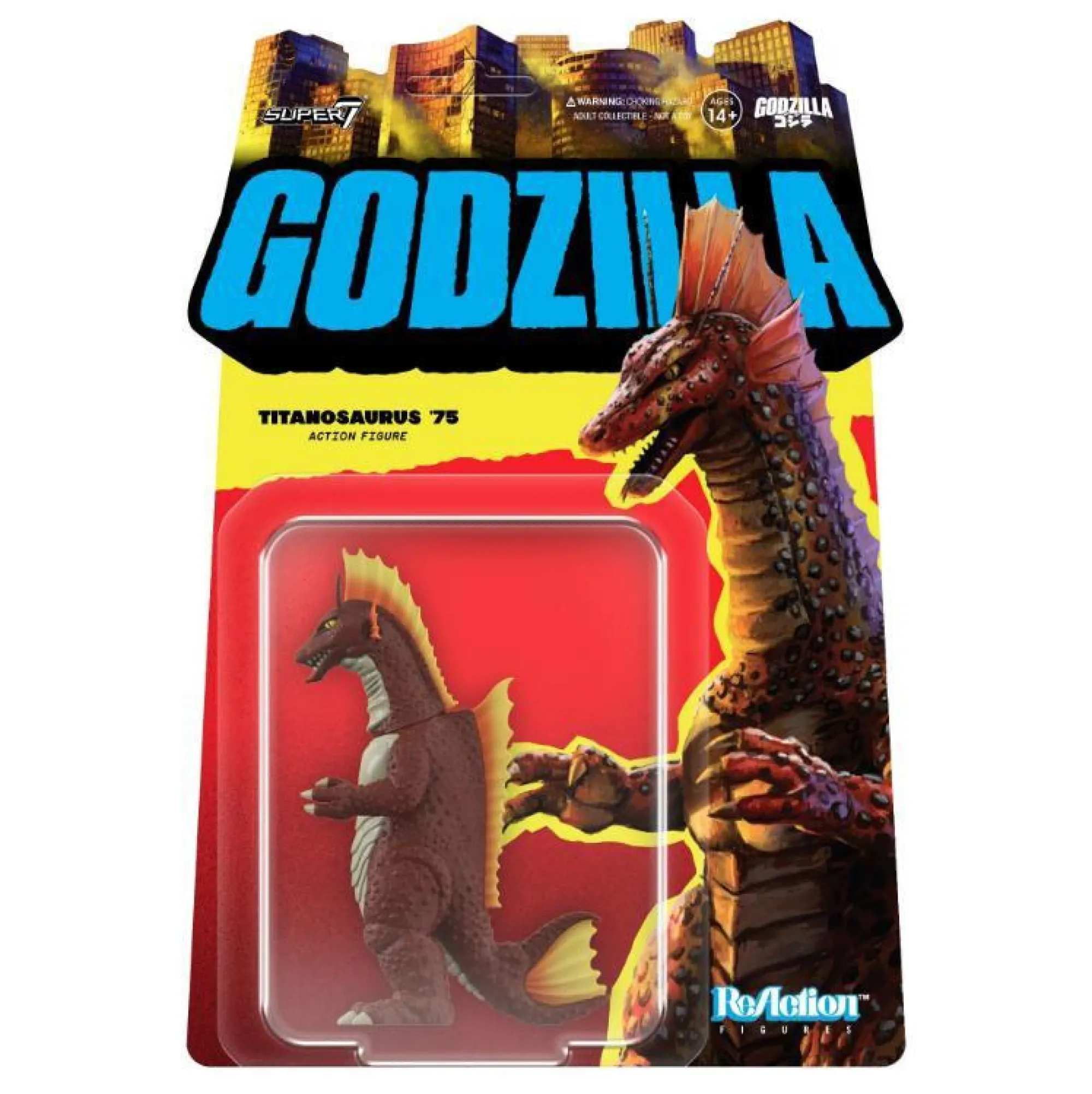 Super7 Reaction | Miscellaneous<*PRE-ORDER TOHO Godzilla ReAction Action Figure Wave 7 - Titanosaurus (1975)