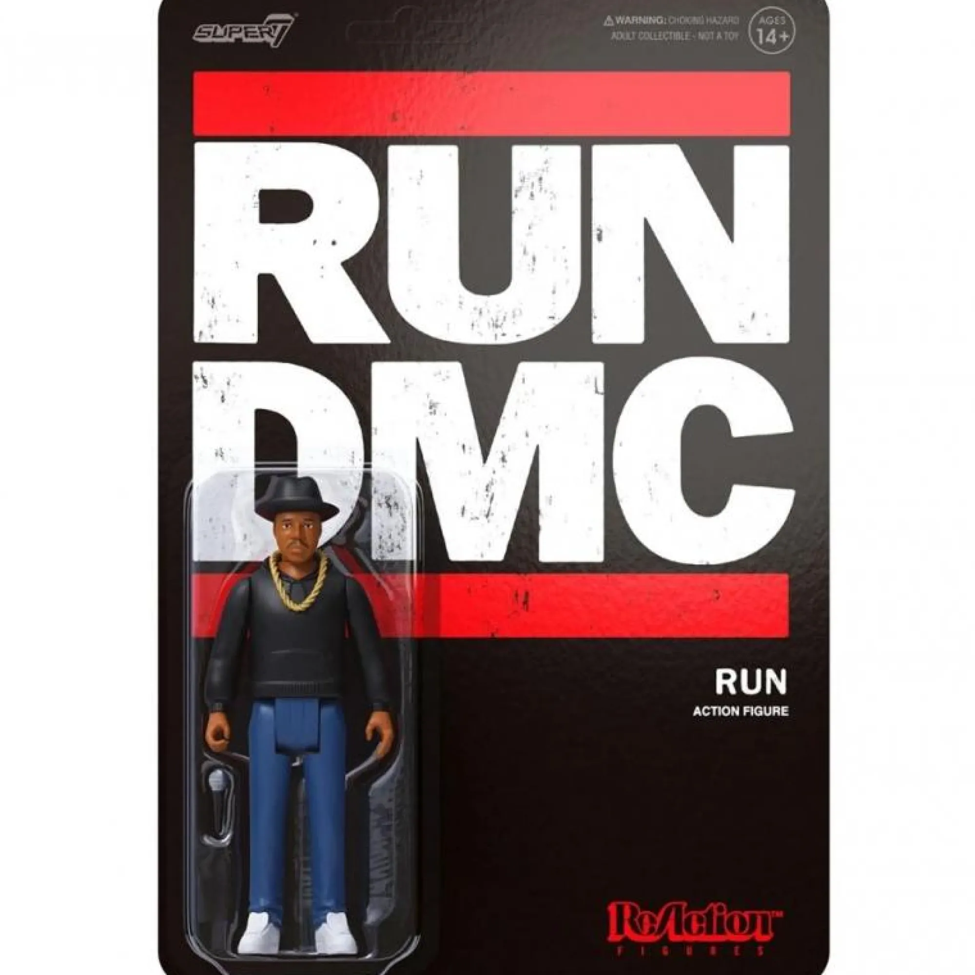 Super7 Reaction | Music<RUN DMC REACTION ACTION FIGURE - JOSEPH RUN SIMMONS