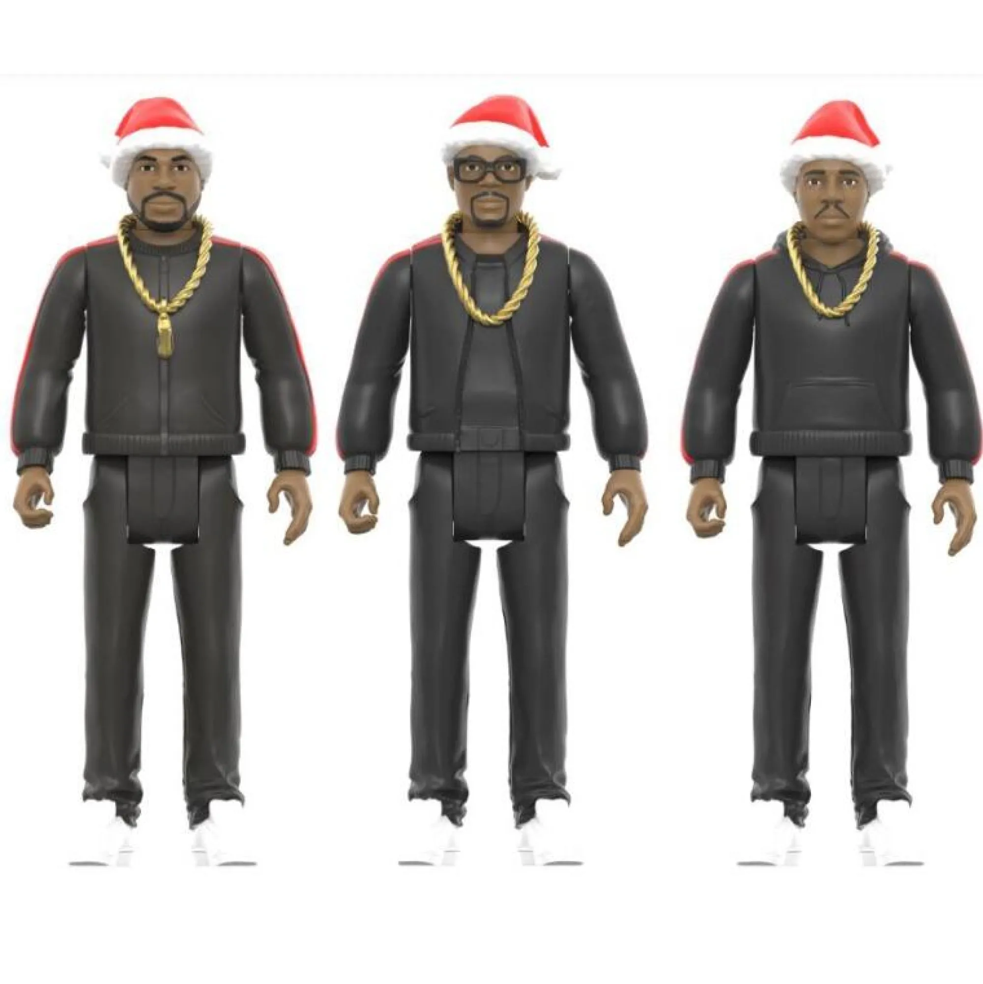 Super7 Reaction | Music<RUN DMC ReAction Action Figure Wave 2 - Holiday 3 Pack