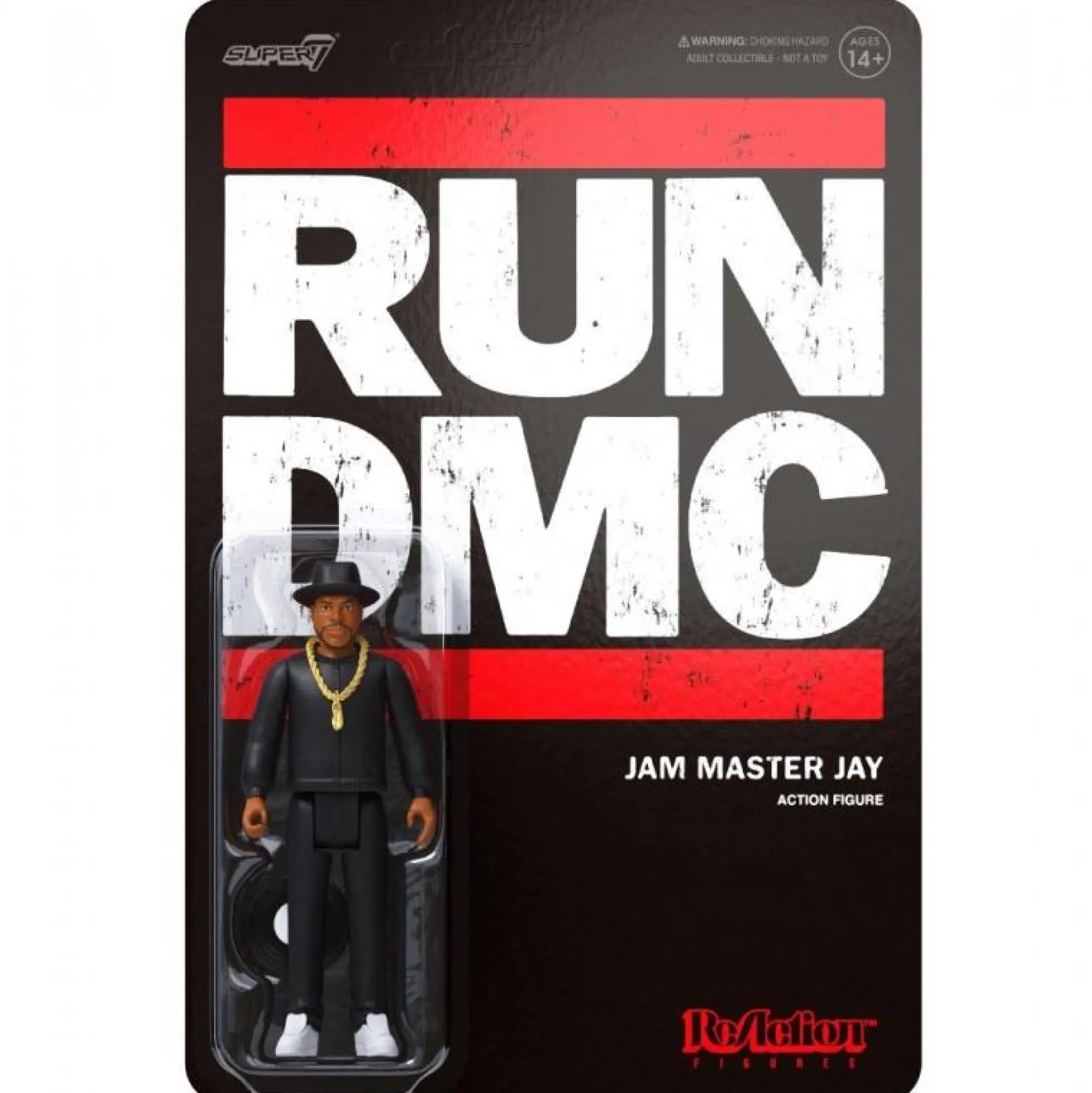 Super7 Reaction | Music<RUN DMC WAVE 1 REACTION ACTION FIGURE - JAM MASTER JAY