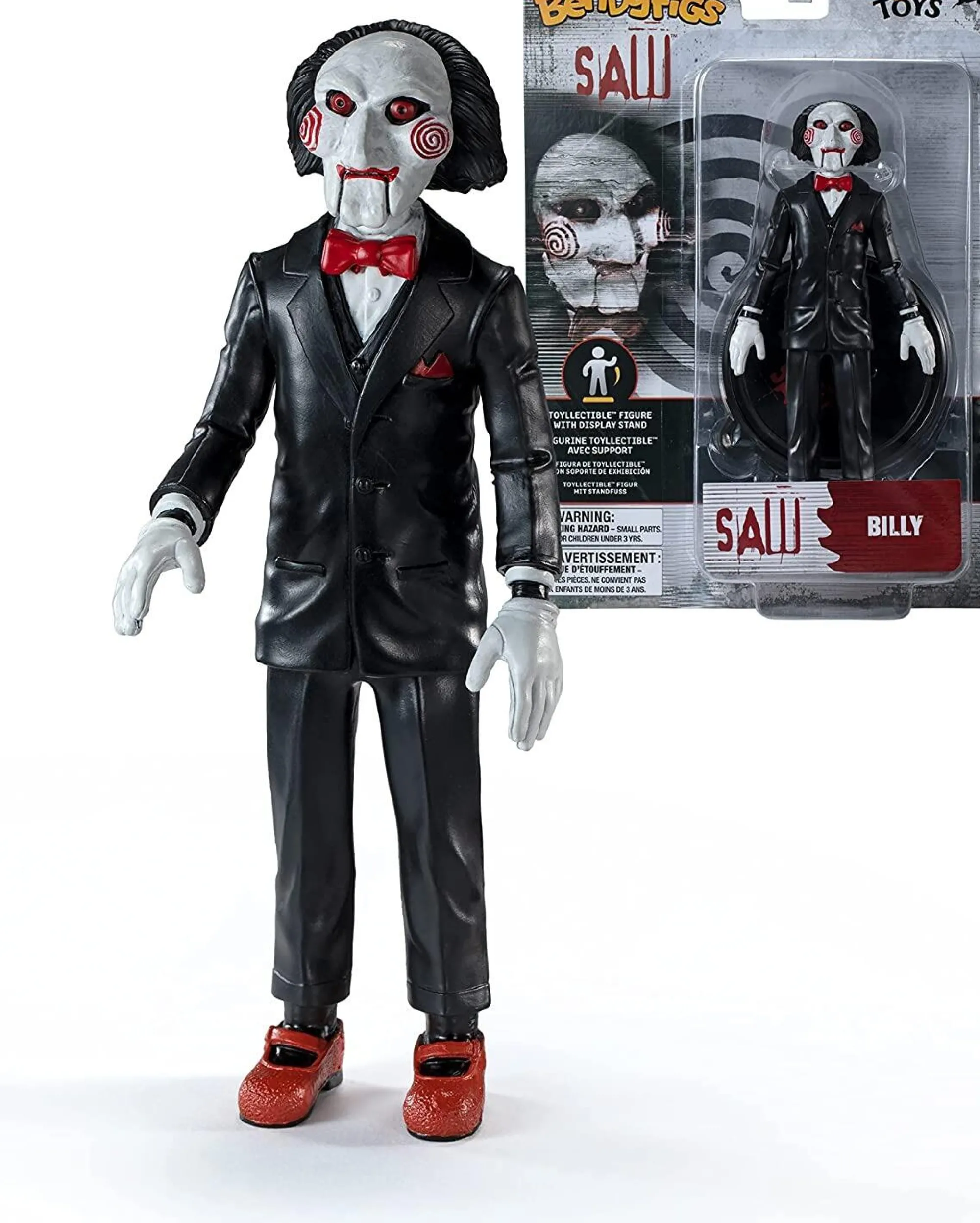 Noble Collection Horror | Bendyfigs<Saw Bendyfigs Action Figure - Billy the Puppet