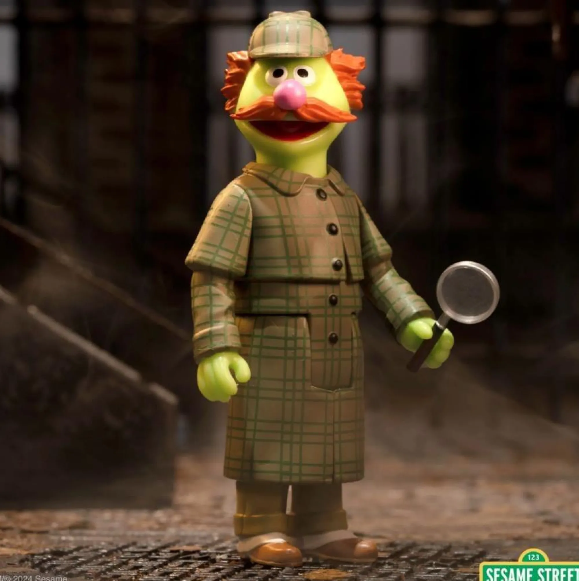 Super7 Reaction | Miscellaneous<Sesame Street ReAction Action Figure Wave 3 - Sherlock Hemlock