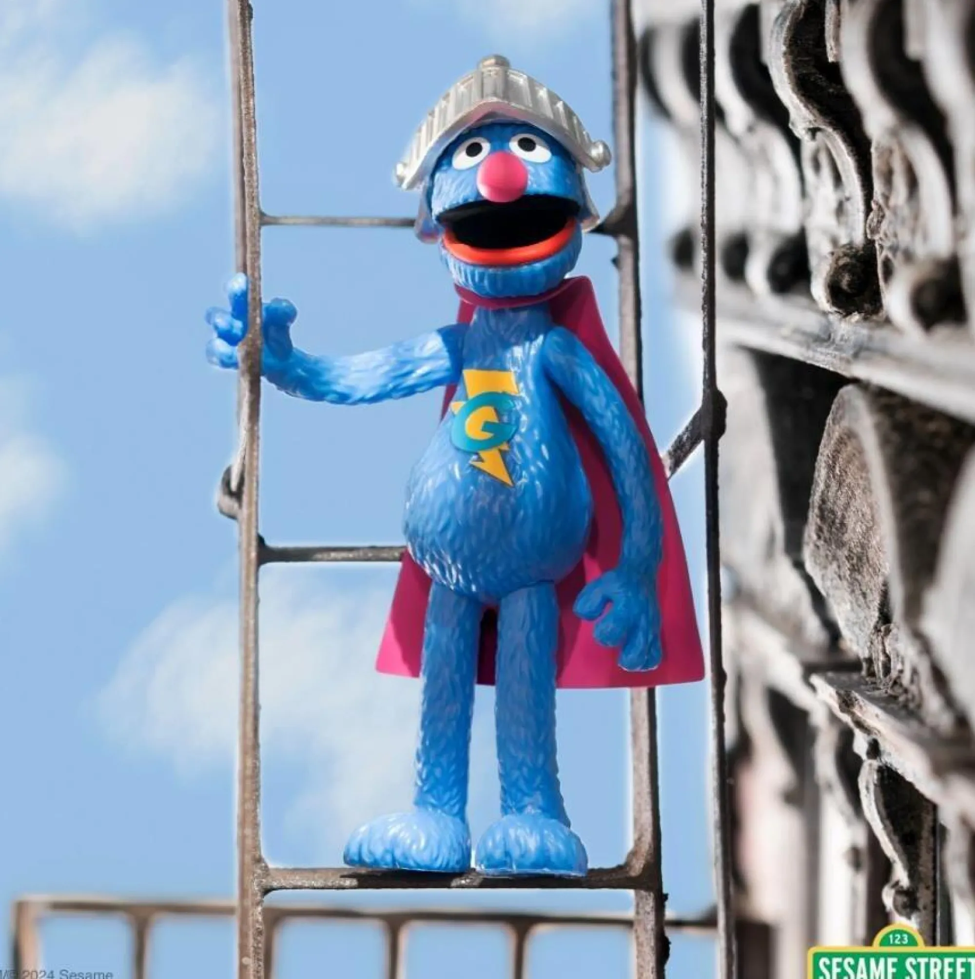 Super7 Reaction | Miscellaneous<Sesame Street ReAction Action Figure Wave 3 - Super Grover