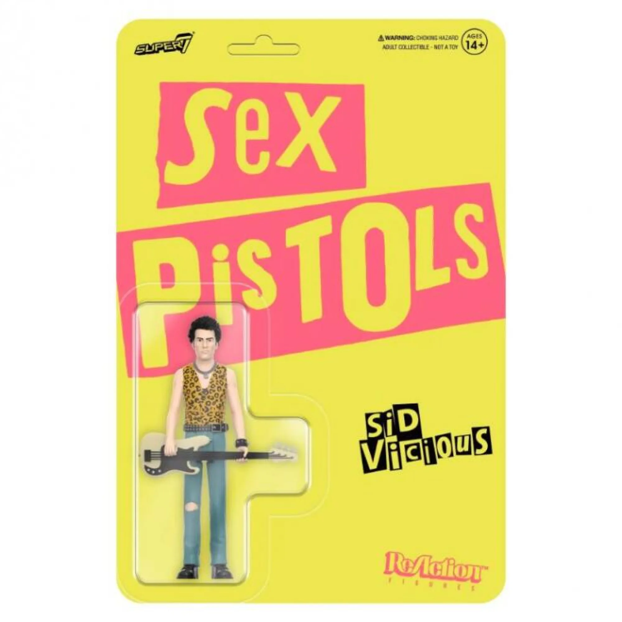 Super7 Reaction | Music<Sex Pistols ReAction Action Figure - Sid Vicious