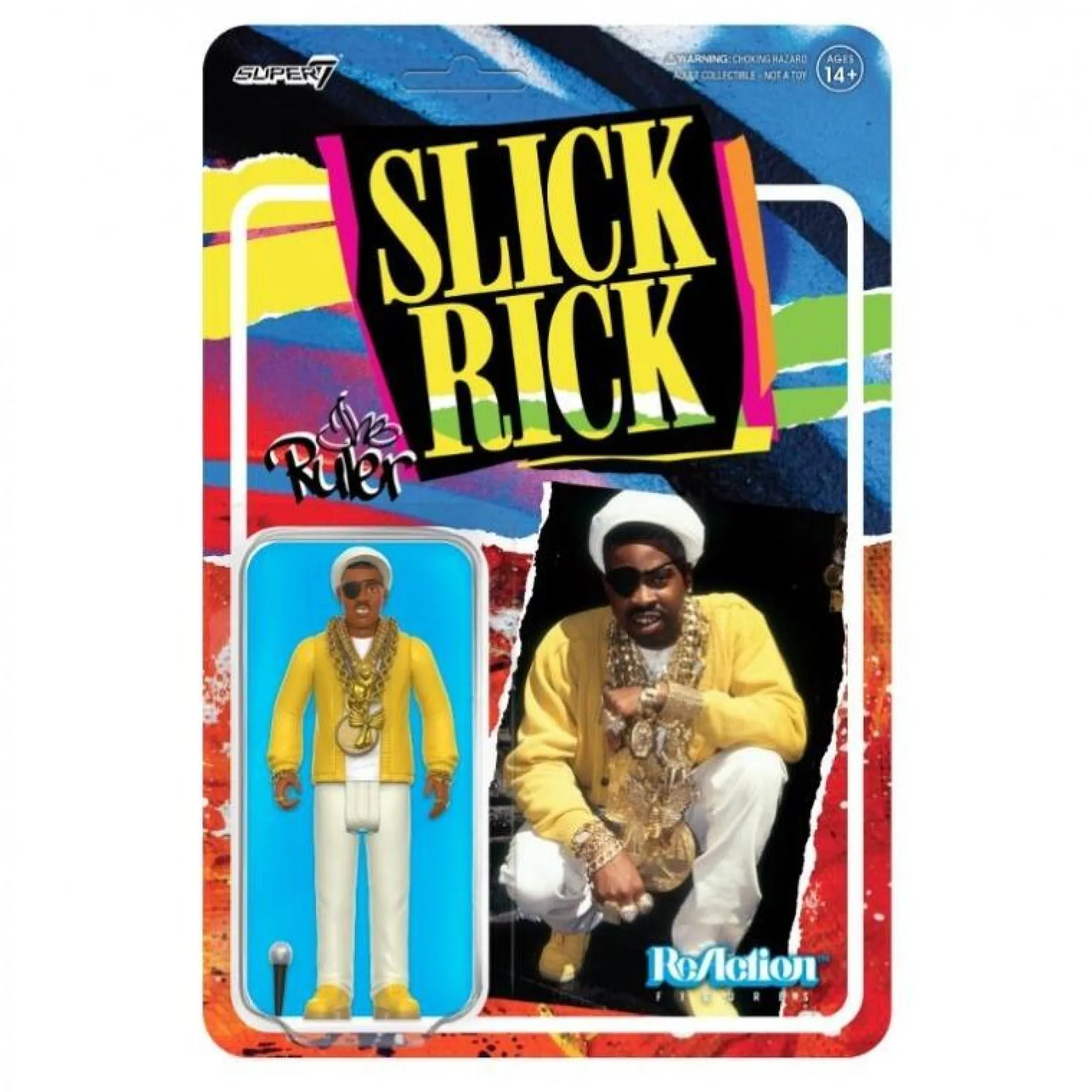 Super7 Reaction | Music<SLICK RICK REACTION ACTION FIGURE