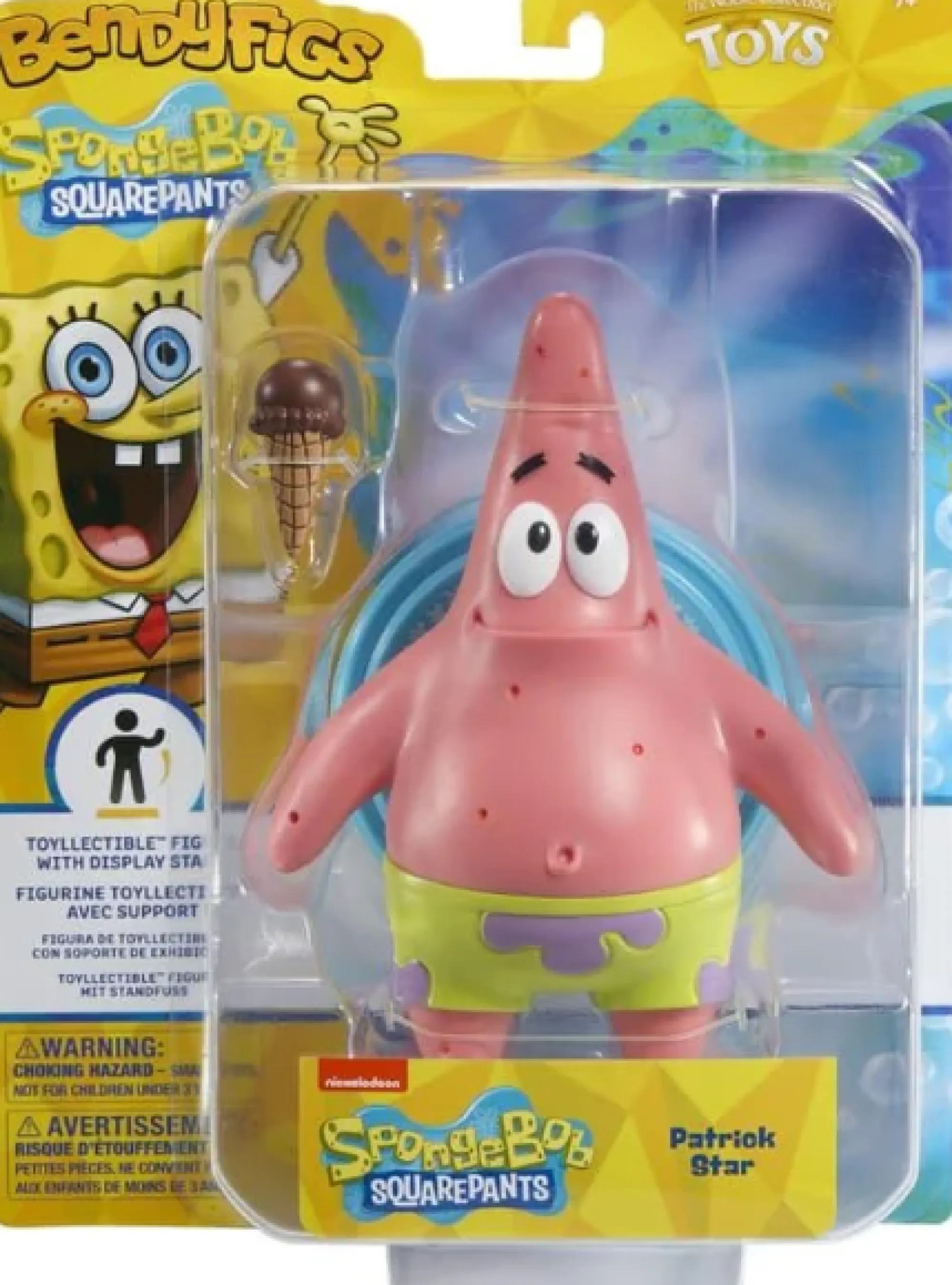 Noble Collection Miscellaneous | Bendyfigs<Spongebob Bendyfigs Action Figure - Patrick Star