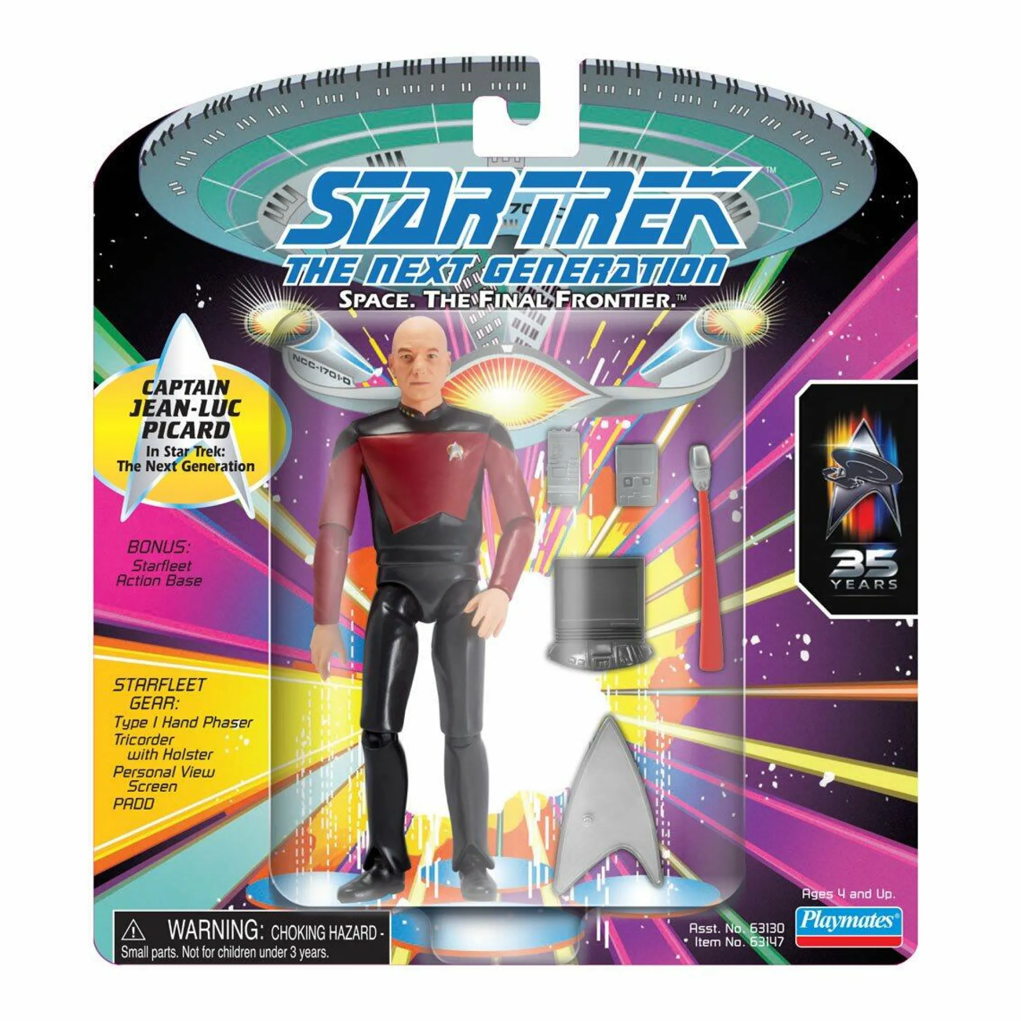 Playmates Star Trek<Star Trek Classic 5 Inch Action Figure - Captain Jean-Luc Picard