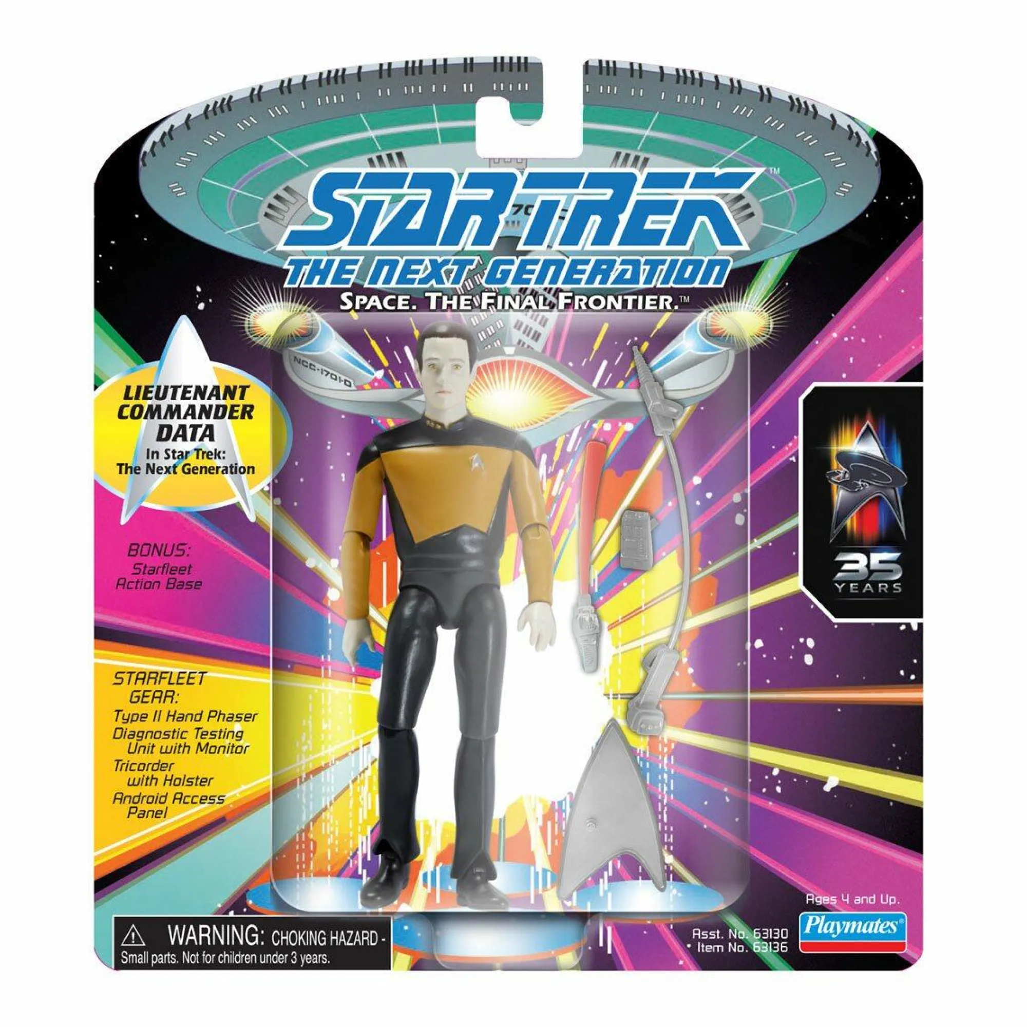 Playmates Star Trek<Star Trek Classic 5 Inch Action Figure - Lieutenant Commander Data