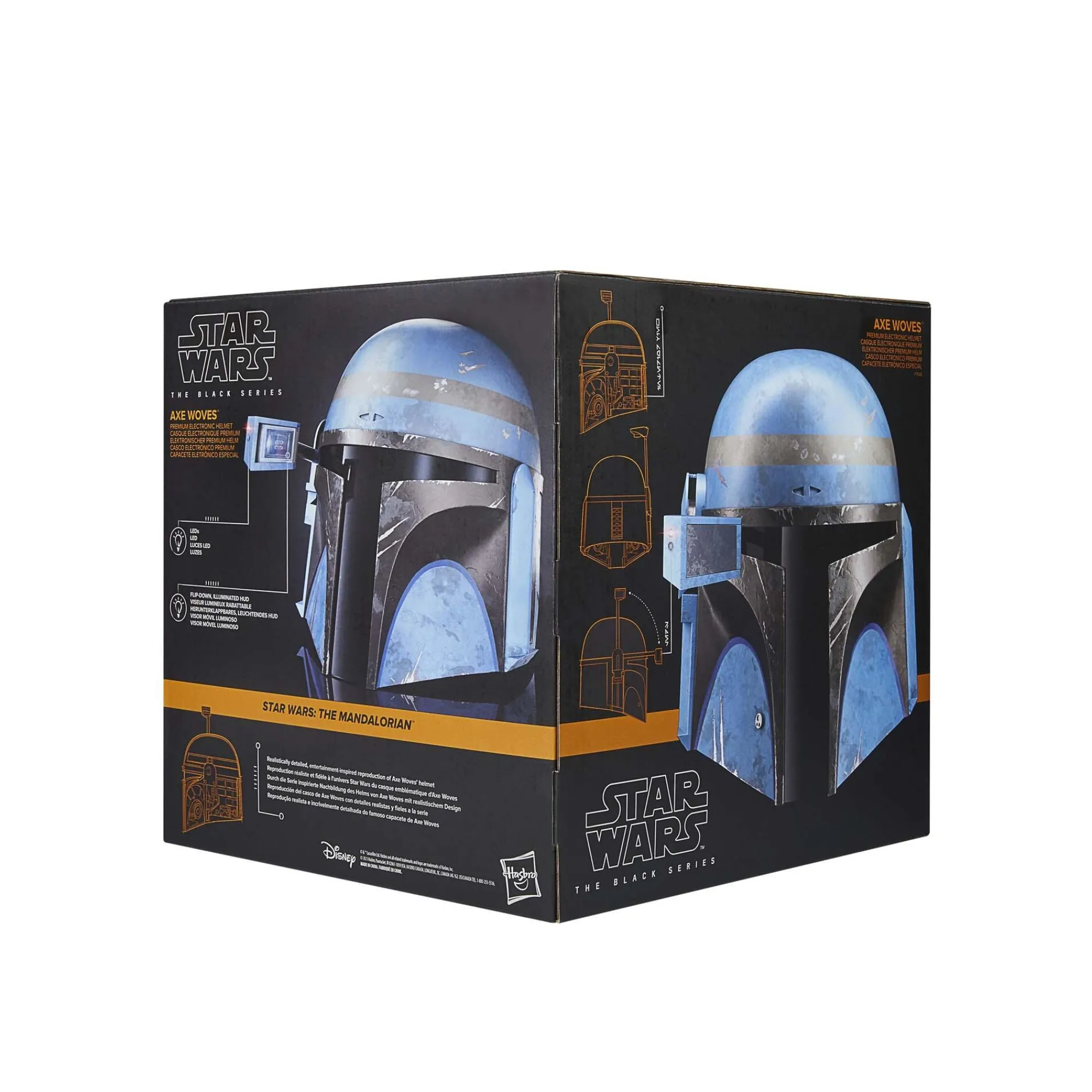 Hasbro Star Wars Helmets | Star Wars Black Series 6 Inch Figures<Star Wars Black Series Premium Electronic Helmet - Axe Woves