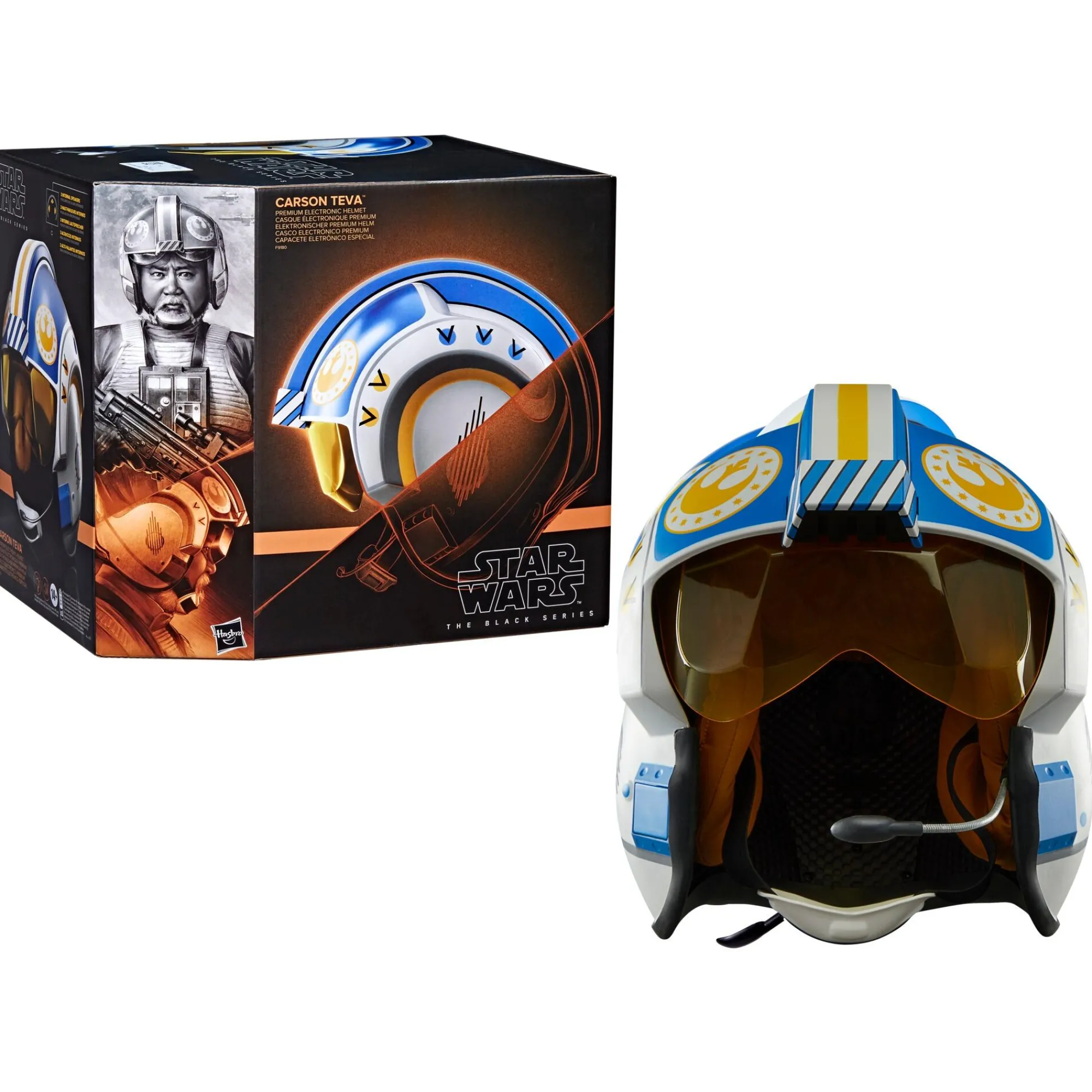 Hasbro Star Wars Helmets<Star Wars Black Series Premium Electronic Helmet - Carson Teva (X-Wing)