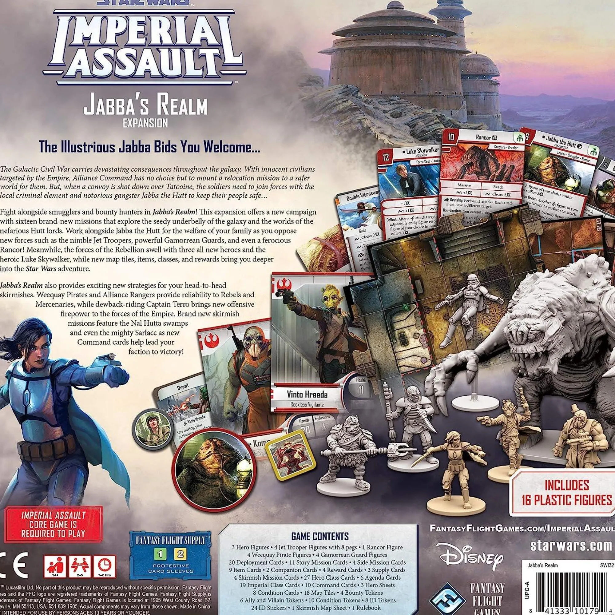 Fantasy Flight Games Games - Star Wars | Games - Star Wars<Star Wars Imperial Assault: Jabba's Realm Campaign Expansion