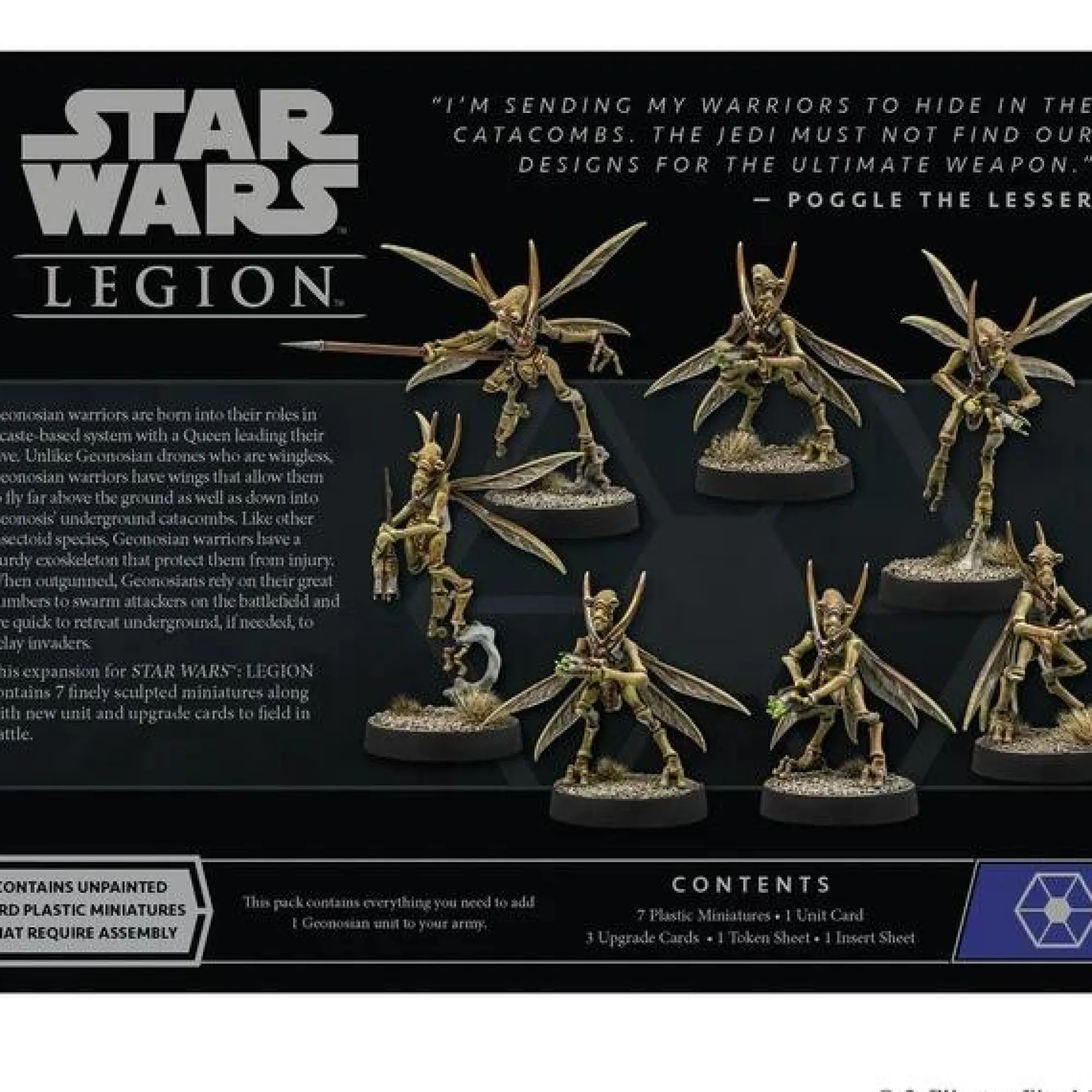 Atomic Mass Games Games - Star Wars | Games - Star Wars<Star Wars: Legion - Geonosian Warriors Unit Expansion