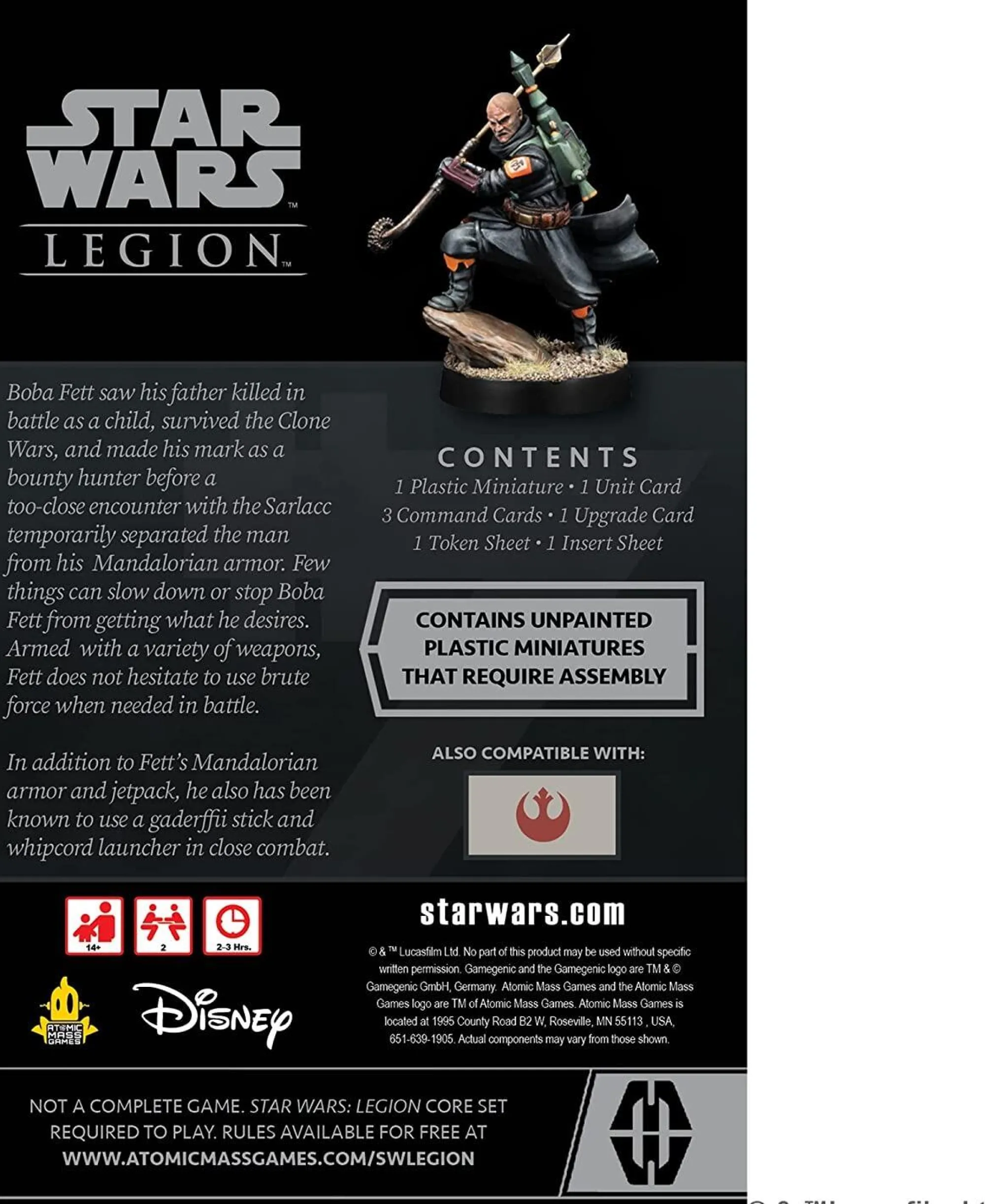 Atomic Mass Games Games - Star Wars | Games - Star Wars<Star Wars Legion: Boba Fett Expansion