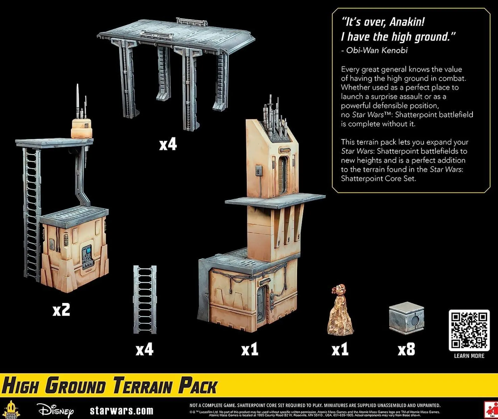 Atomic Mass Games Games - Star Wars | Games - Star Wars<Star Wars Shatterpoint: High Ground Terrain Pack