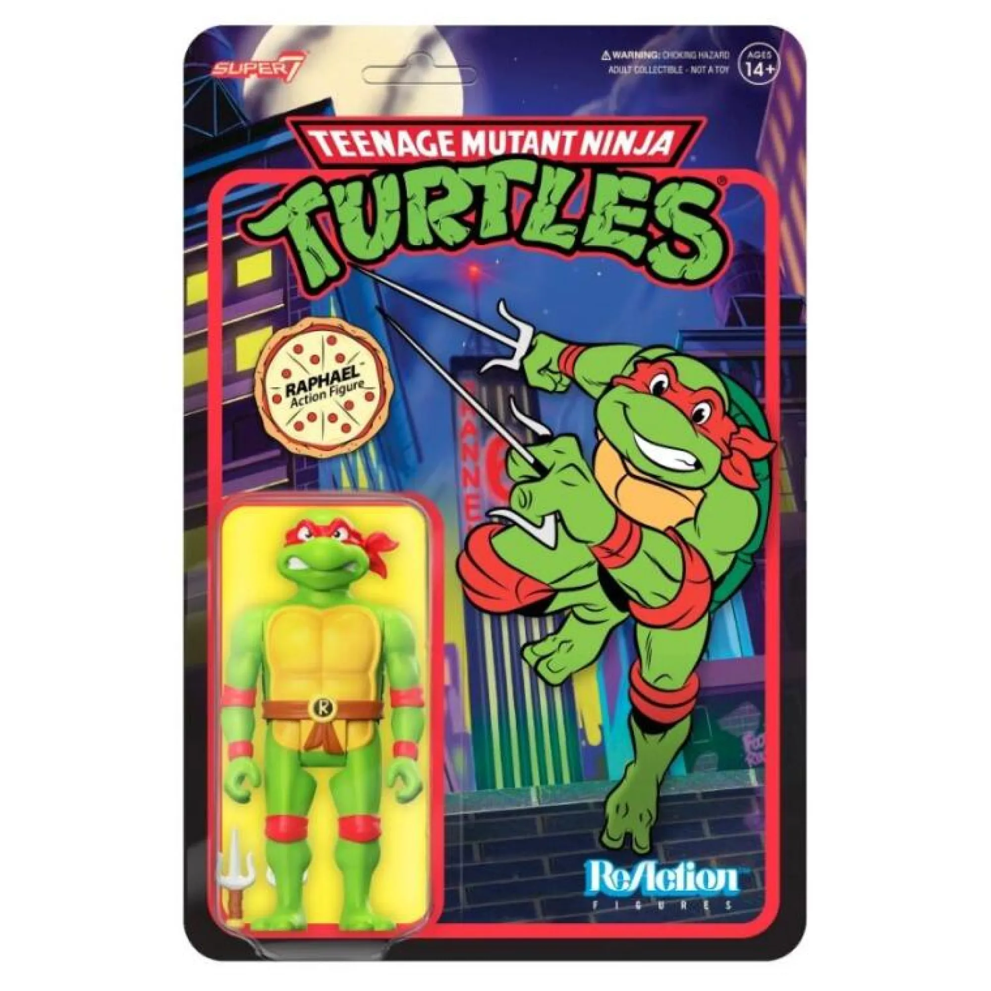 Super7 Reaction | ReAction TMNT<Teenage mutant ninja turtles ReAction Action Figure - Raphael Toon