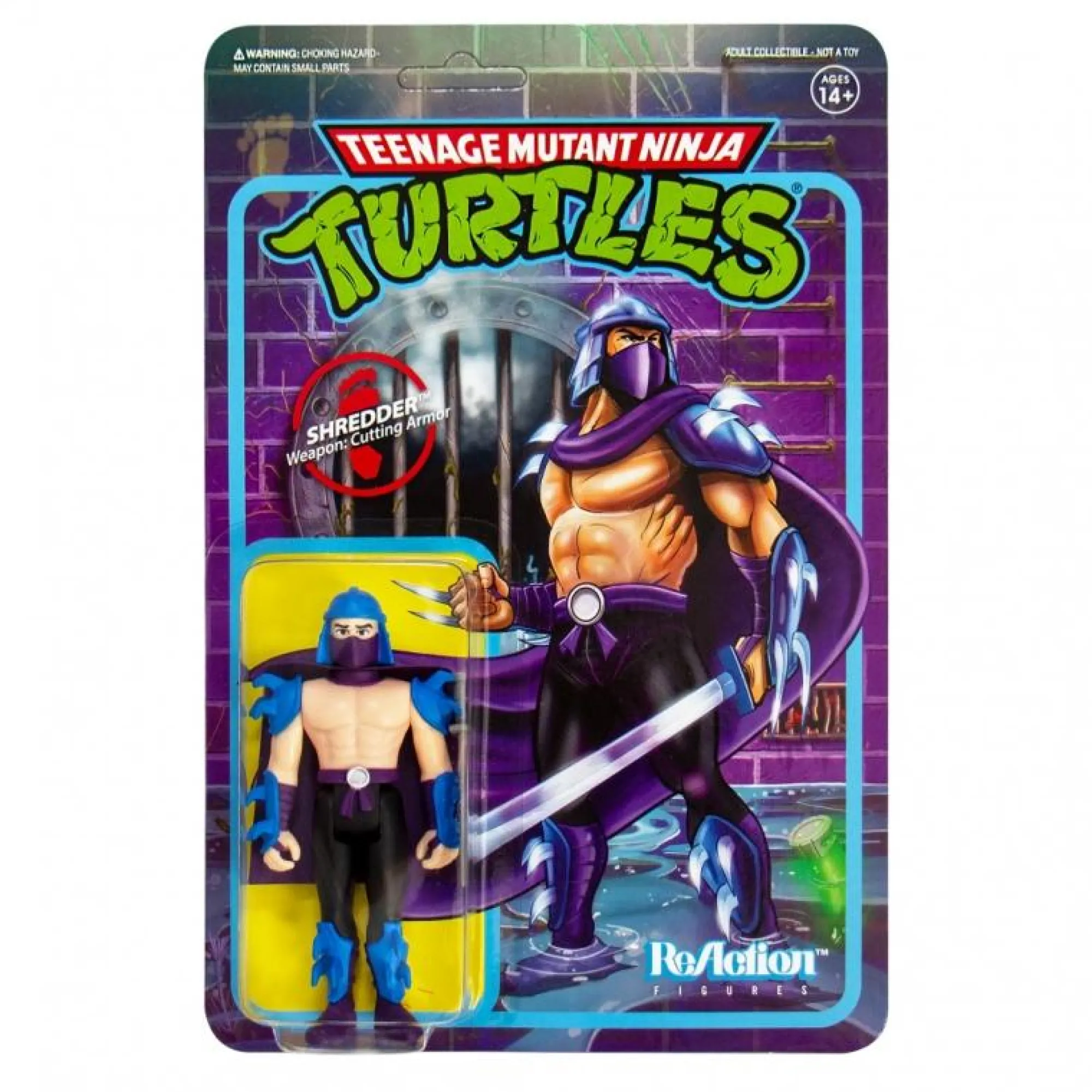 Super7 Reaction | ReAction TMNT<Teenage mutant ninja turtles REACTION ACTION FIGURE - SHREDDER