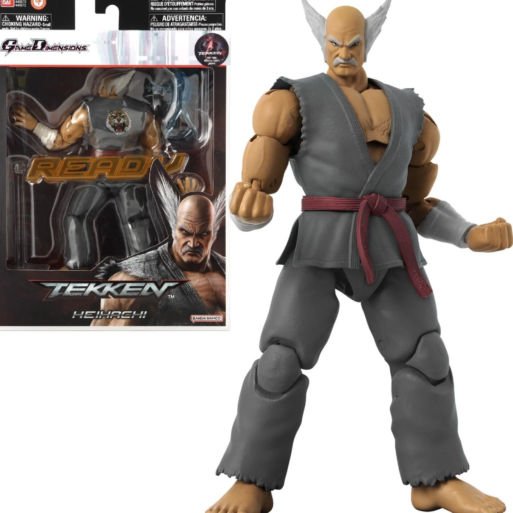 Game Dimensions Sale | Miscellaneous<Tekken 6 Inch Action Figure Wave 1 - Heihachi Mishima