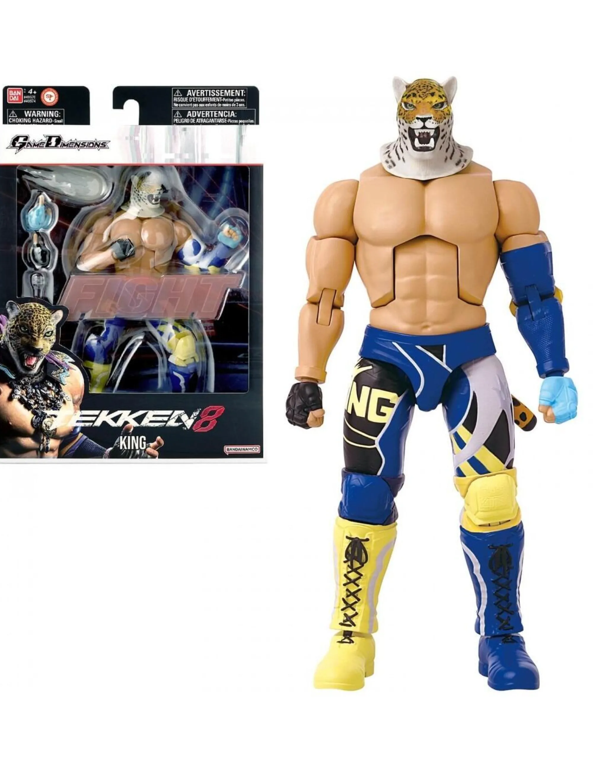 Game Dimensions Sale | Miscellaneous<Tekken 6 Inch Action Figure Wave 2 - King