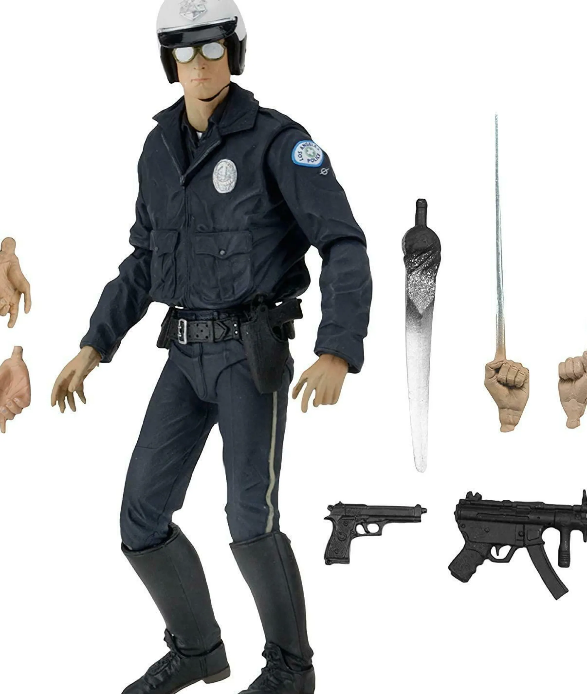 Neca Terminator<Terminator 2 Ultimate T-1000 (Motocycle Cop) Action Figure