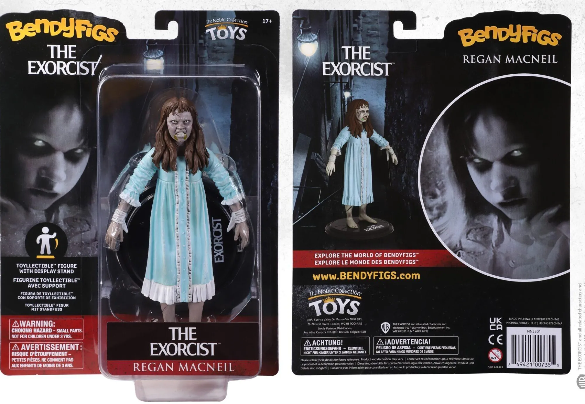 Noble Collection Horror | Bendyfigs<The Exorcist Bendyfigs Action Figure - Regan MacNeil