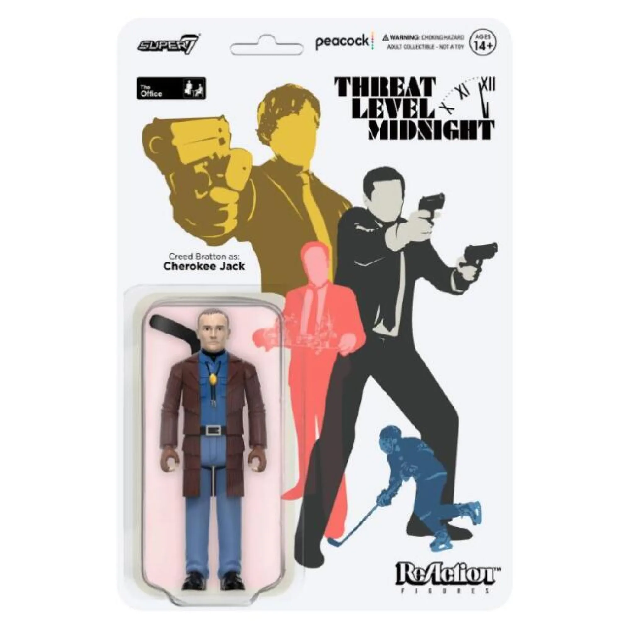 Super7 Reaction | Miscellaneous<The Office Reaction Action Figure - Cherokee Jack