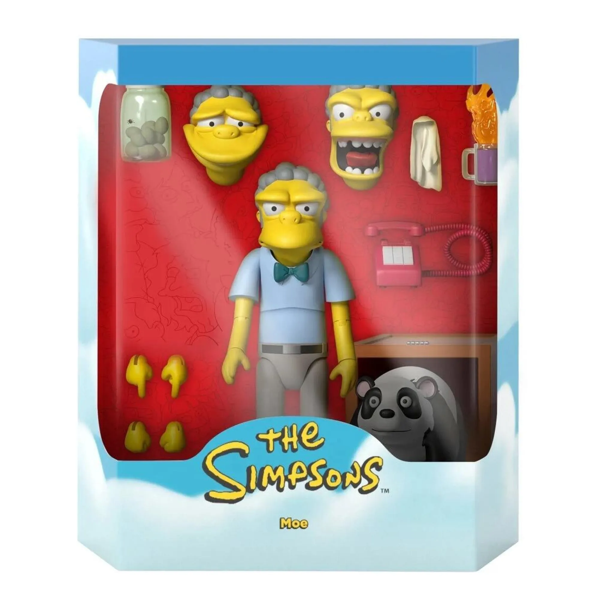 Super7 Reaction | Miscellaneous<The Simpsons ReAction Ultimates! Action Figure Wave 1 - Moe Szyslak