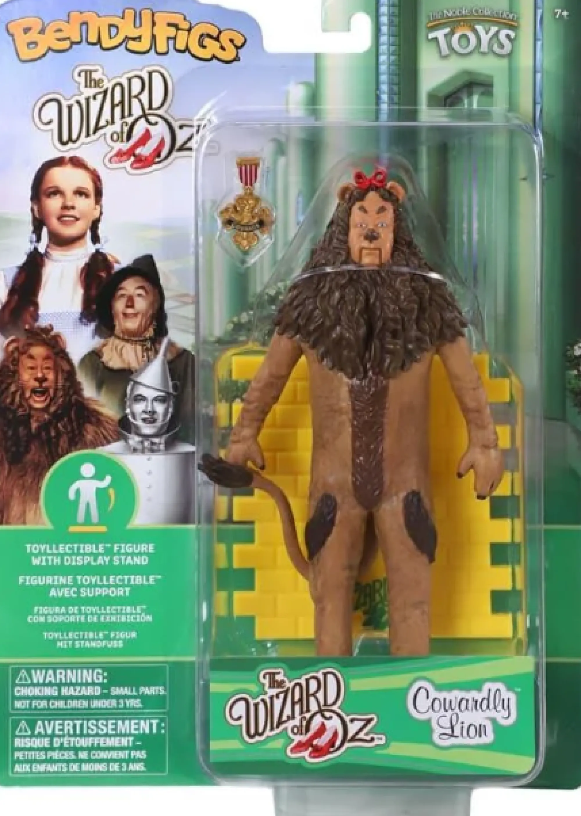 Noble Collection Miscellaneous | Bendyfigs<The Wizard of Oz Bendyfigs Action Figure - Cowardly Lion