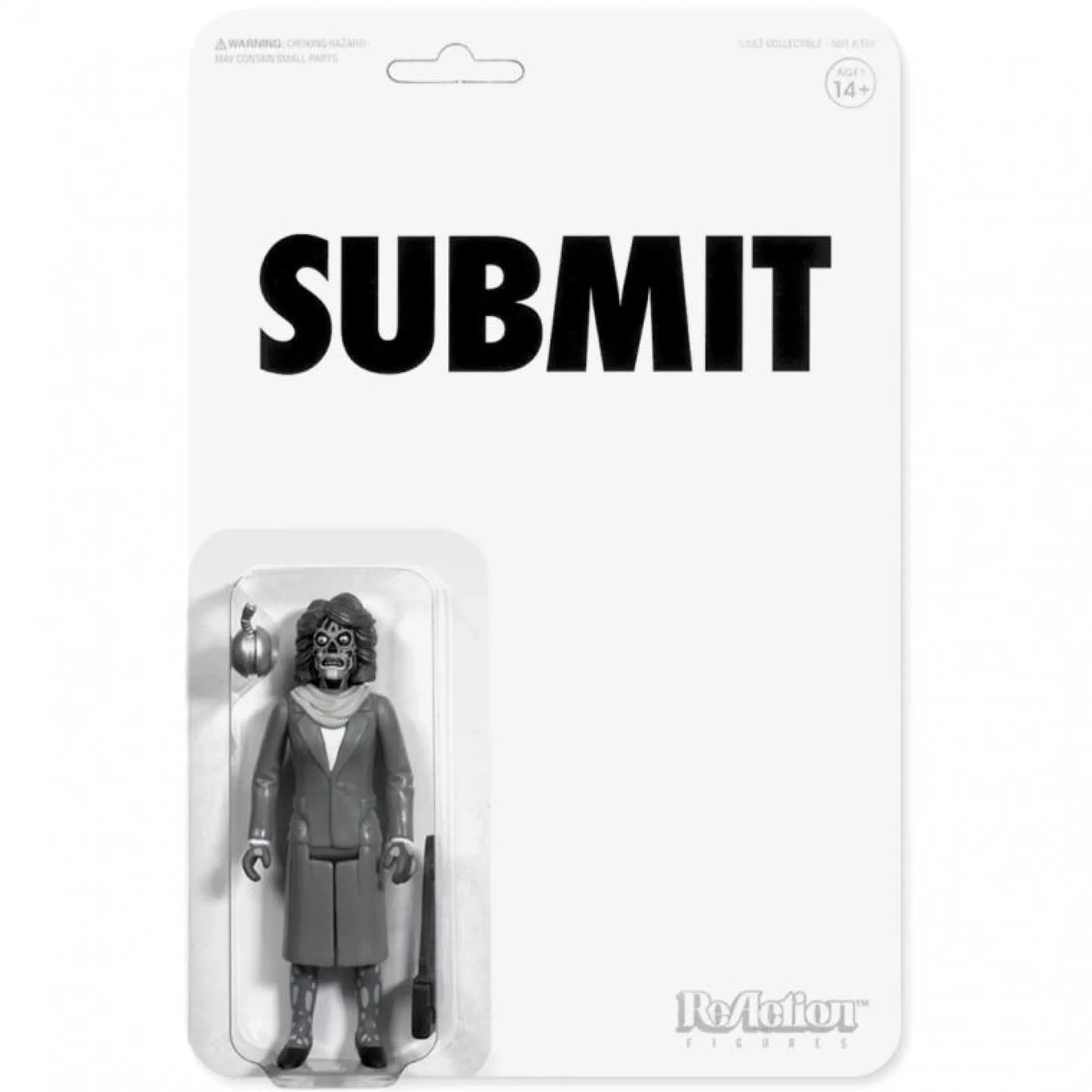 Super7 Reaction<They Live ReAction Figure - Female Ghoul (B&W)