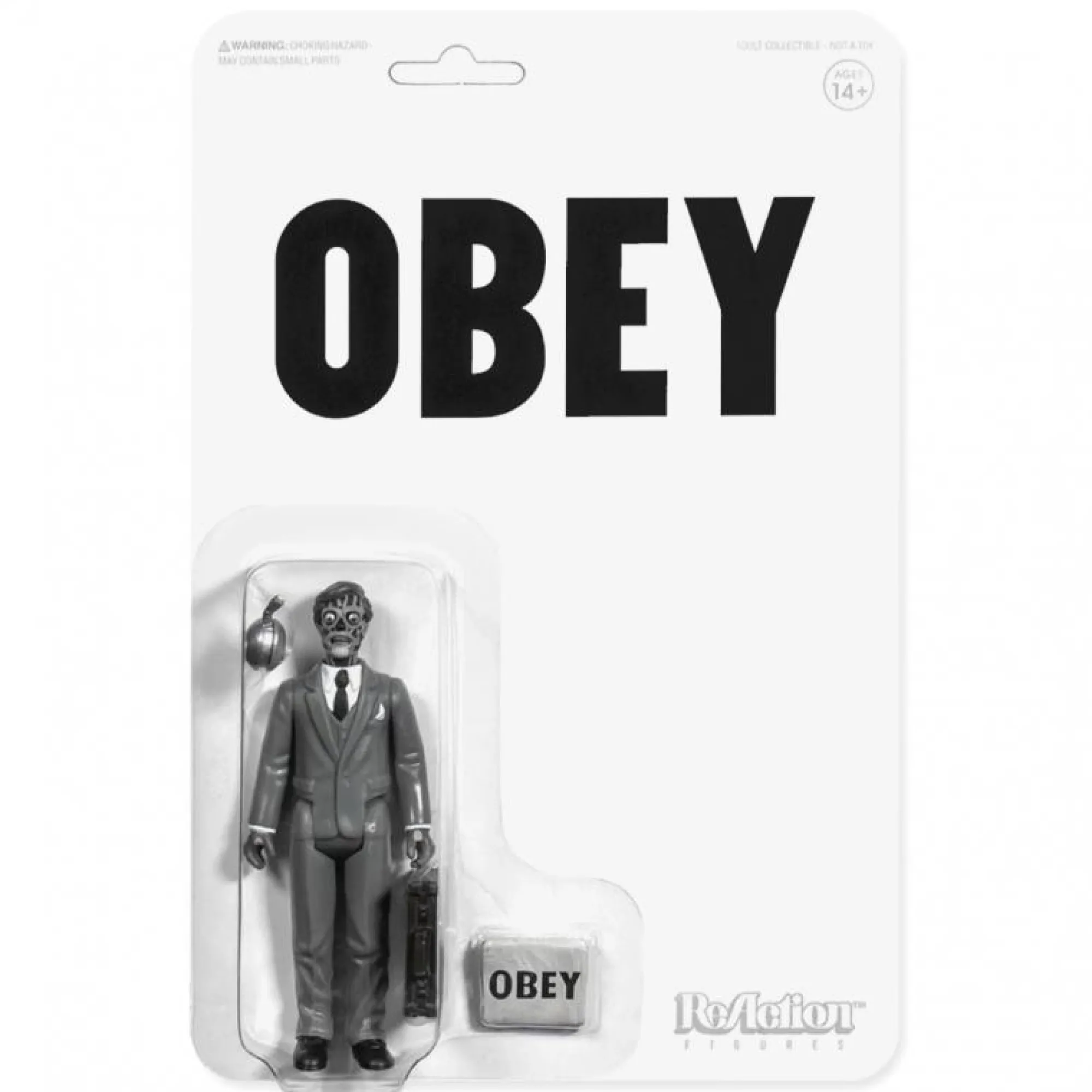 Super7 Reaction<They Live ReAction Figure - Male Ghoul (B&W)