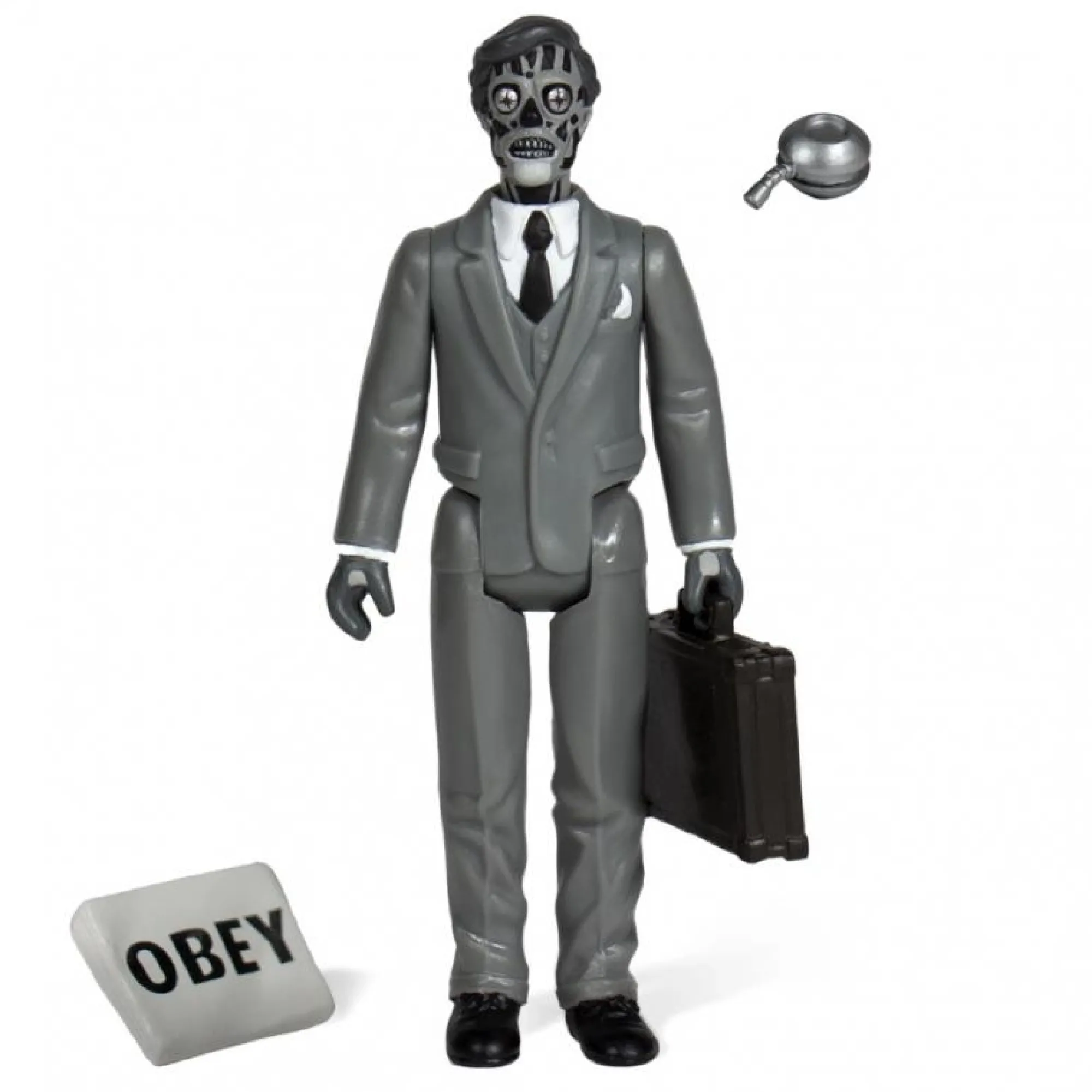 Super7 Reaction<They Live ReAction Figure - Male Ghoul (B&W)