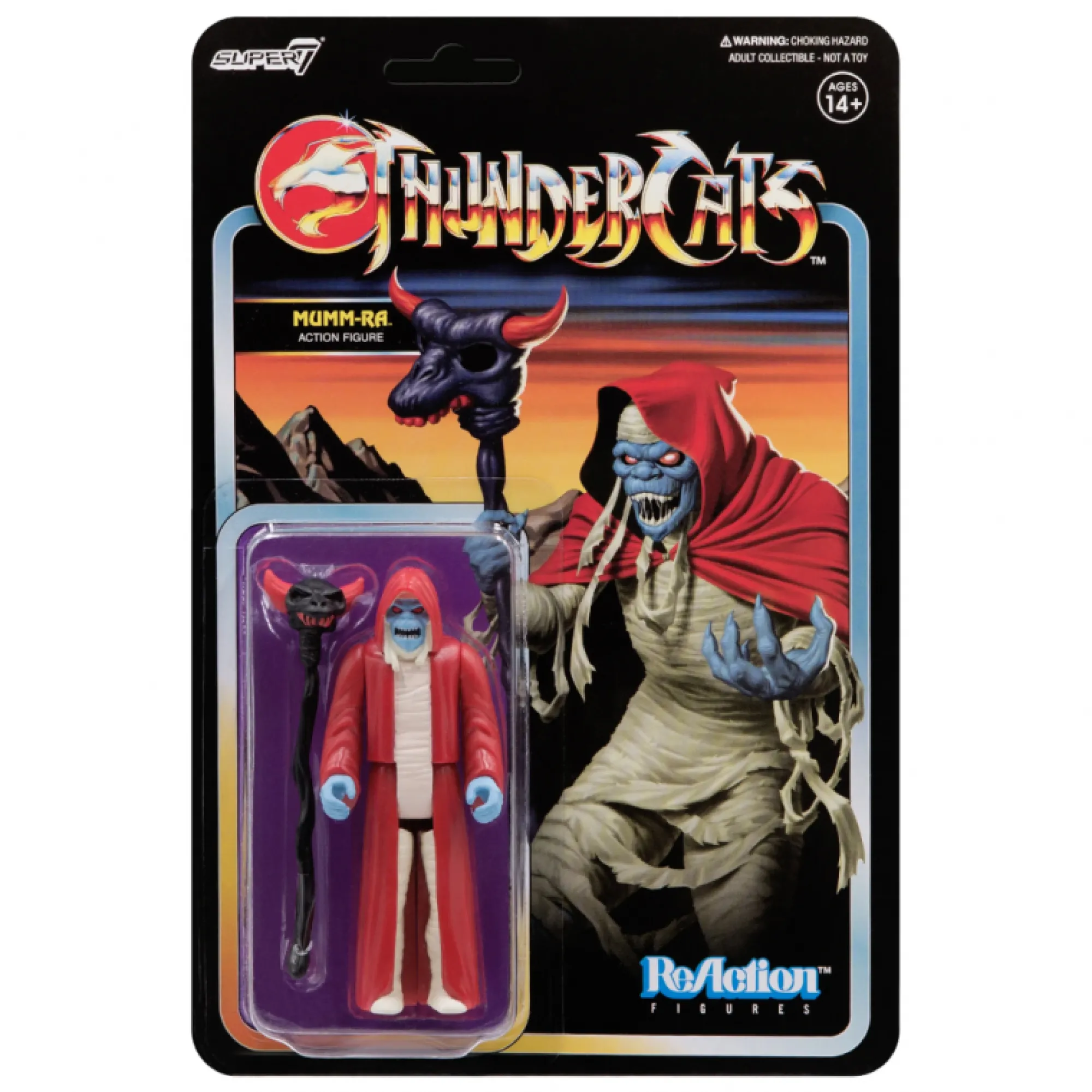 Super7 Reaction<Thundercats ReAction Action Figure Wave 2 - Old Mumm Ra