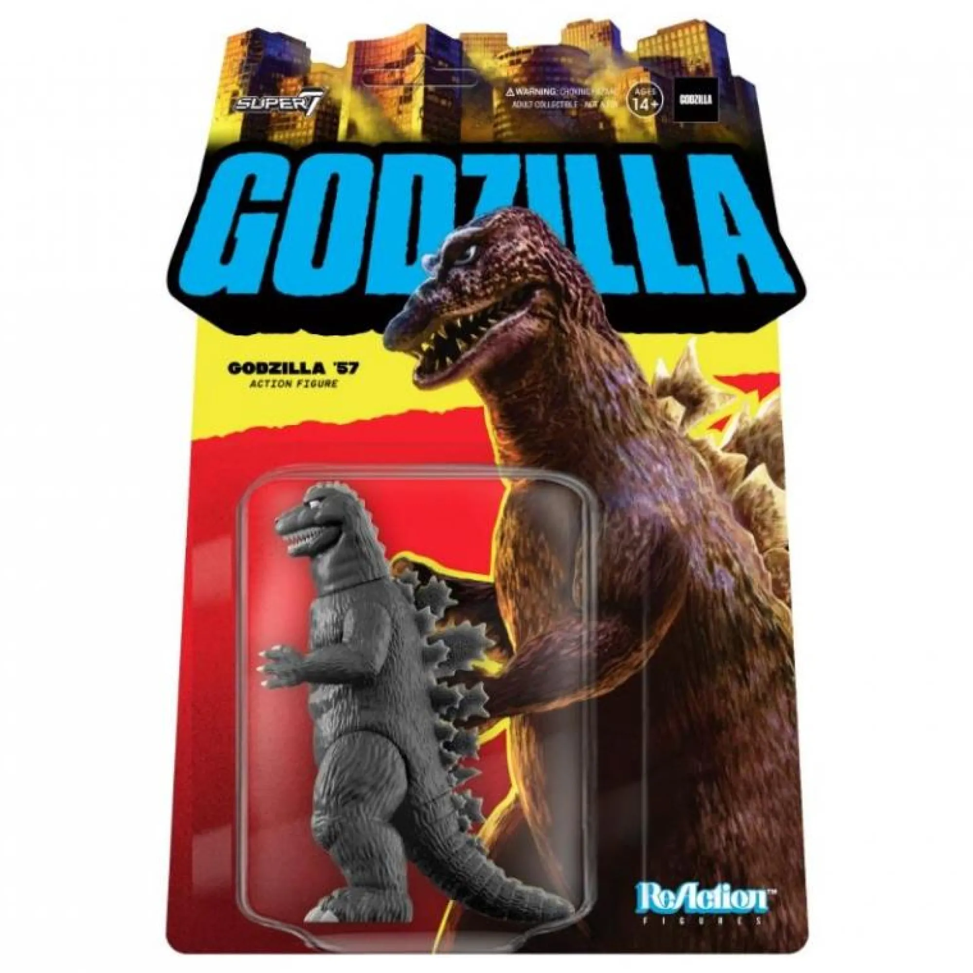 Super7 Reaction<TOHO Godzilla 1957 Reaction Action Figure - Godzilla (Three toes)