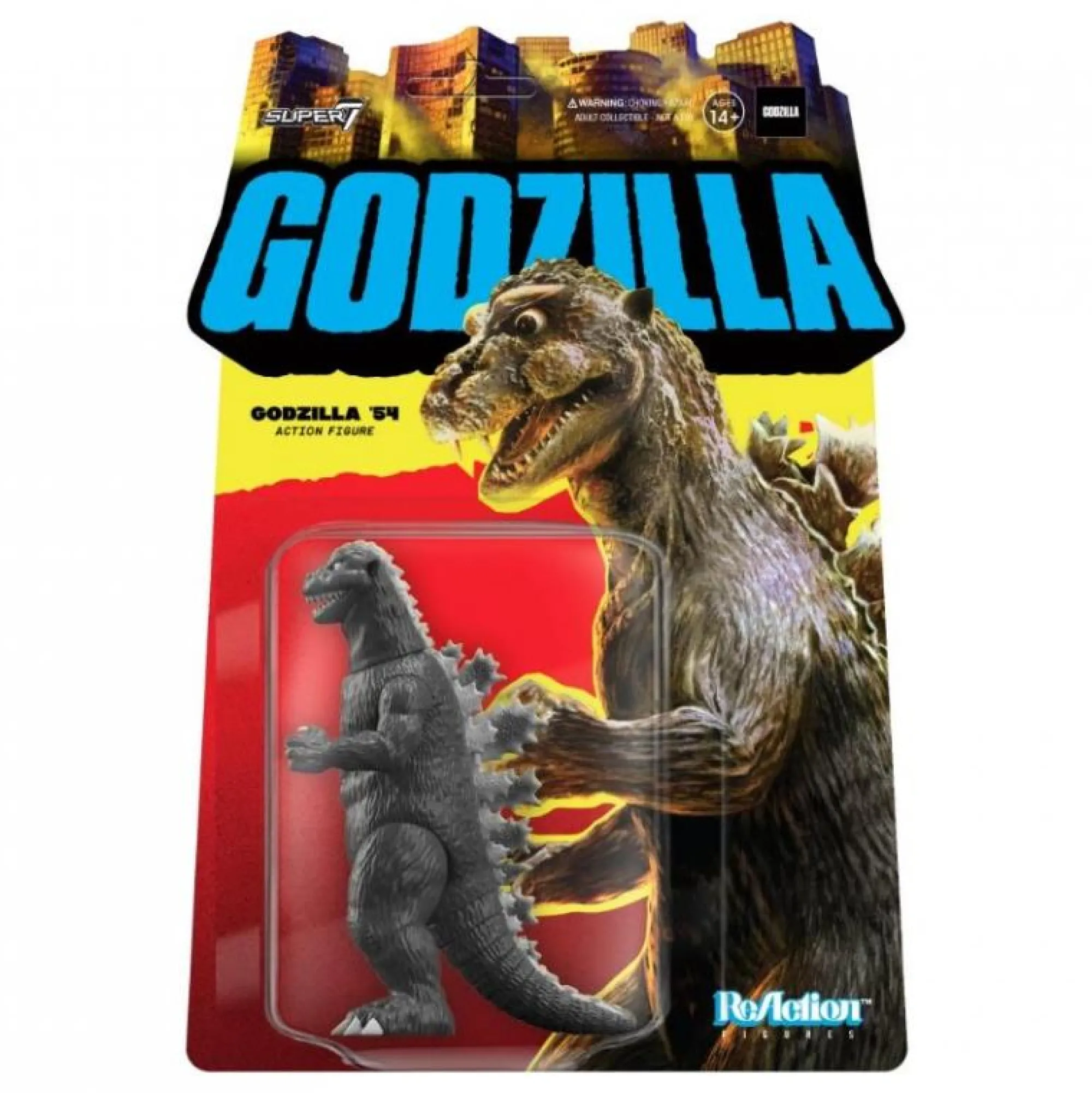 Super7 Reaction<TOHO Godzilla 1954 Reaction Action Figure - Godzilla (Three toes)