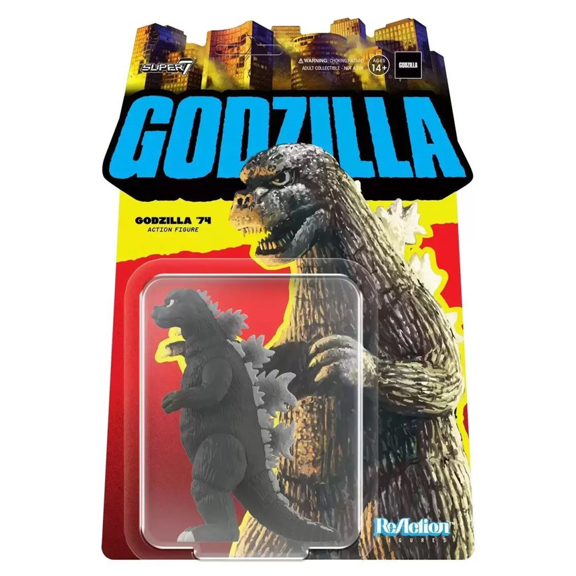 Super7 Reaction<TOHO Godzilla 1974 Reaction Action Figure Wave 3 - Godzilla