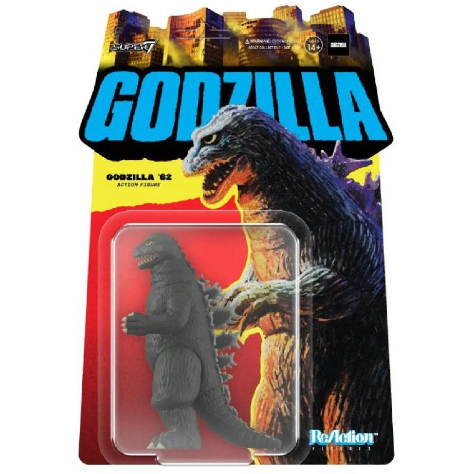 Super7 Reaction<TOHO Godzilla Reaction Action Figure - 1962 Godzilla (Three Toes)