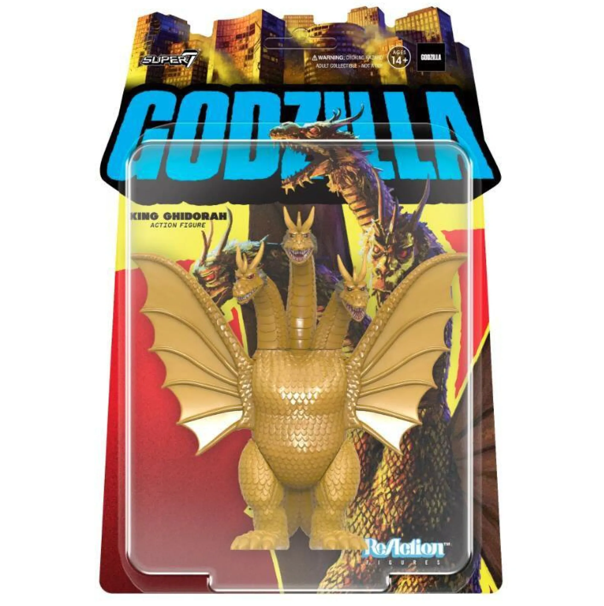 Super7 Reaction<TOHO Godzilla Reaction Action Figure Wave 2 - King Ghidorah