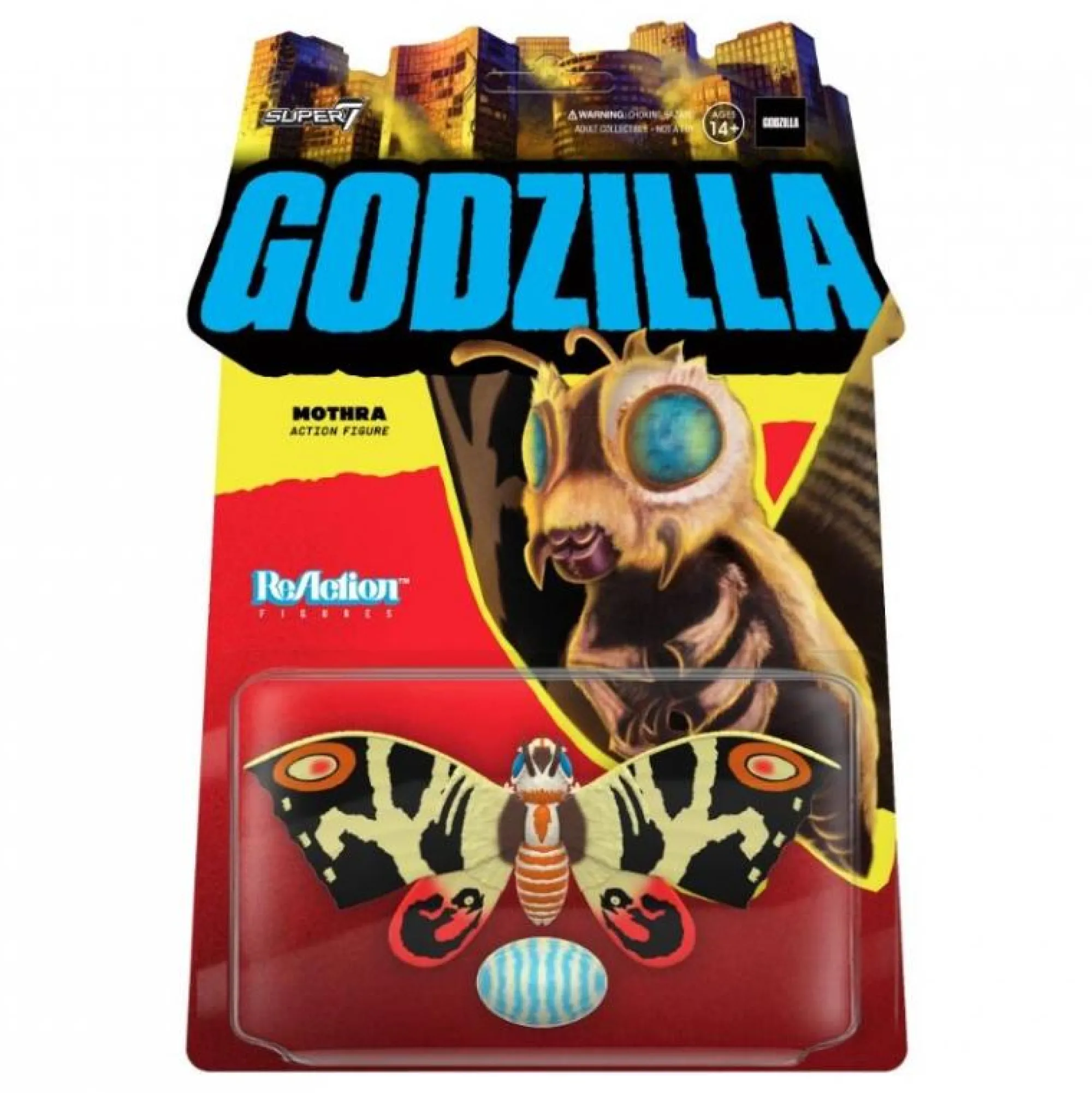 Super7 Reaction<TOHO Reaction Action Figure - Mothra