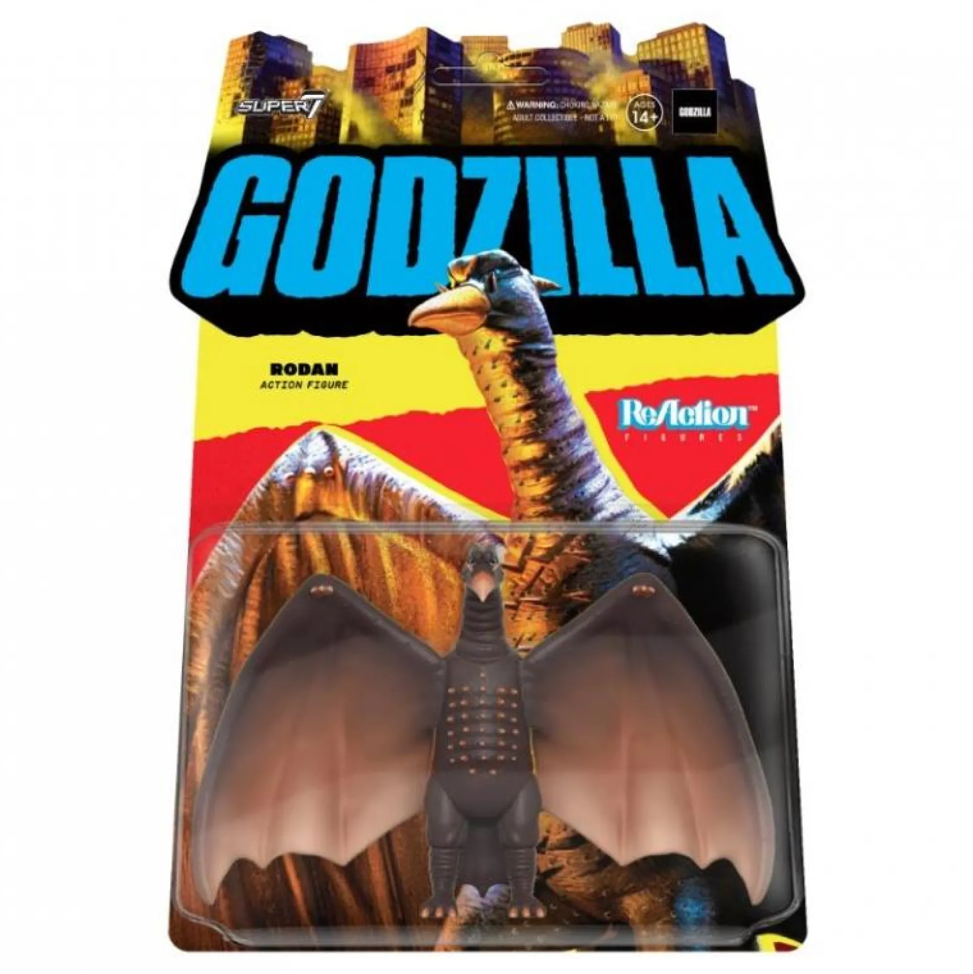 Super7 Reaction<TOHO Reaction Action Figure - Rodan