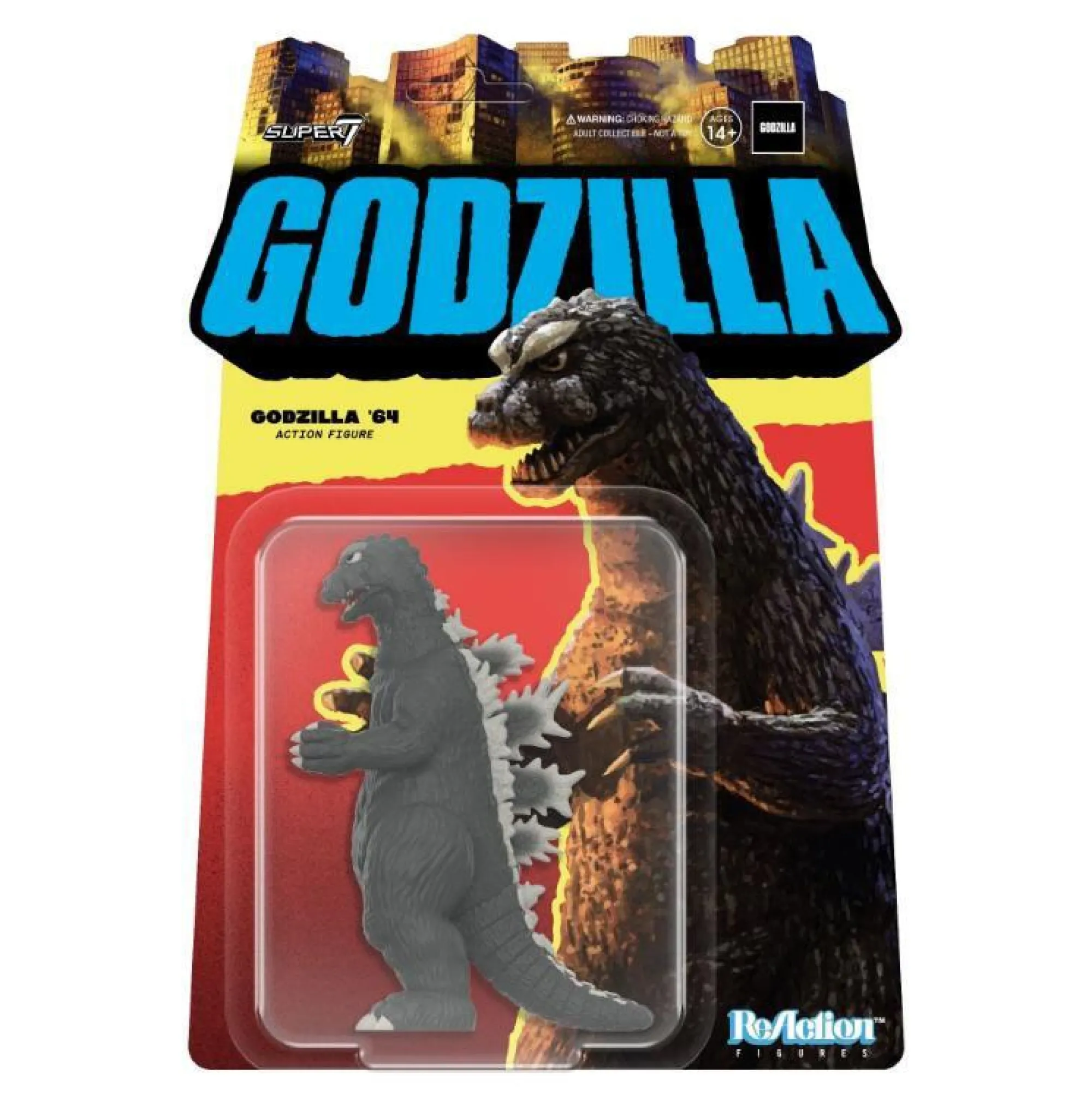 Super7 Reaction | Miscellaneous<TOHO ReAction Action Figure Wave 6 - Godzilla (1964)